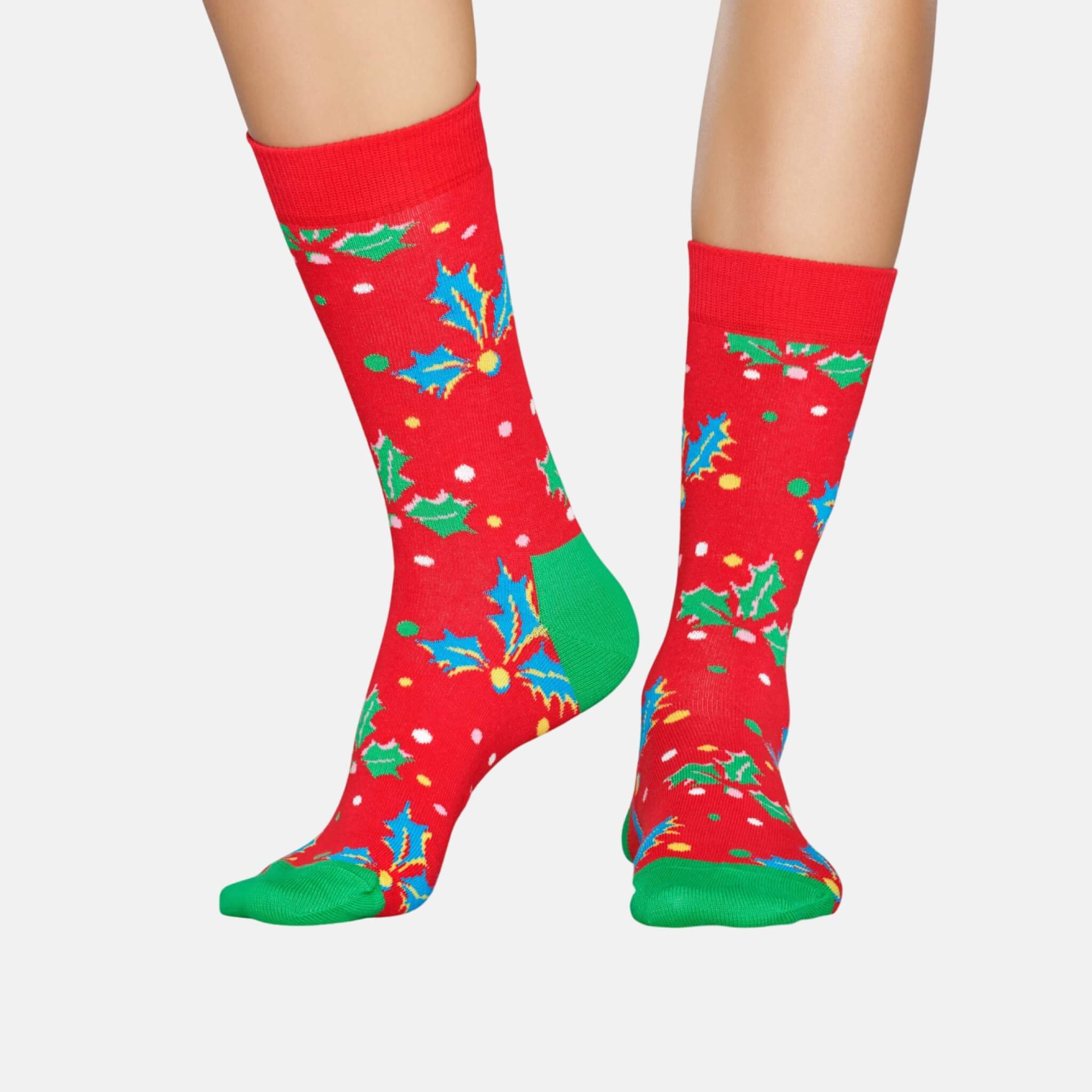 Happy Socks Holly Red Sock