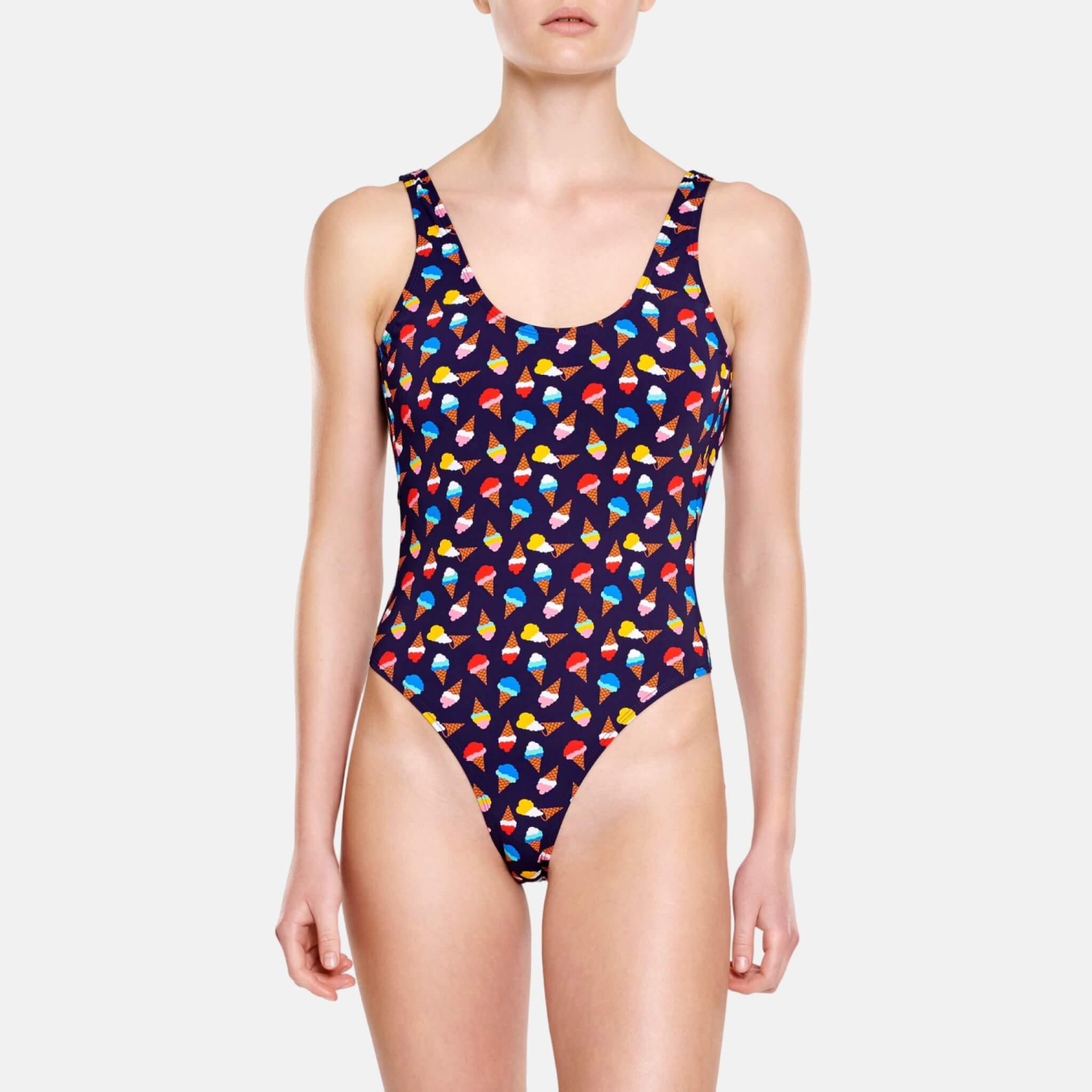 Happy Socks Ice Cream Blue Swimsuit