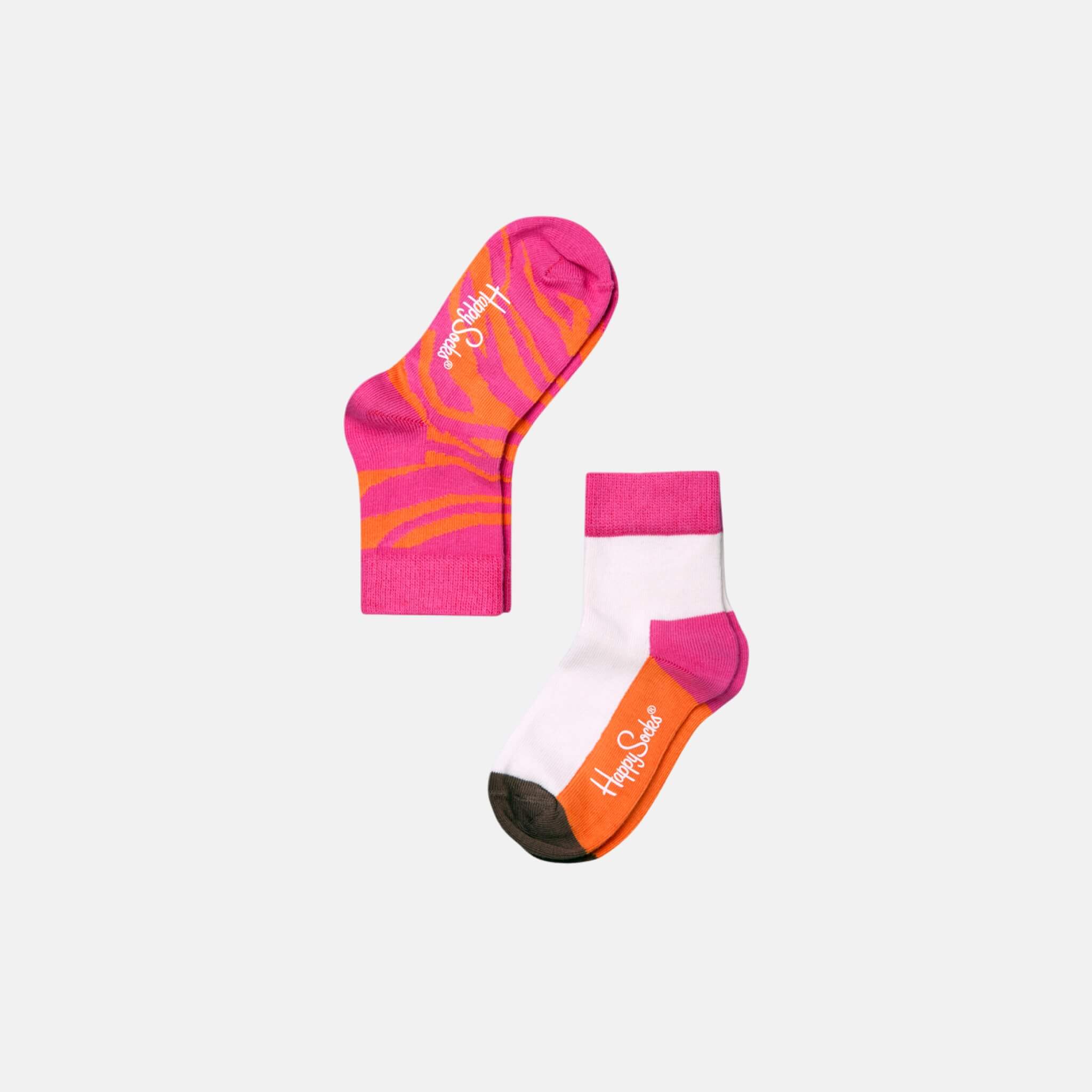 Happy Socks Kids Zebra Socks 2-Pack