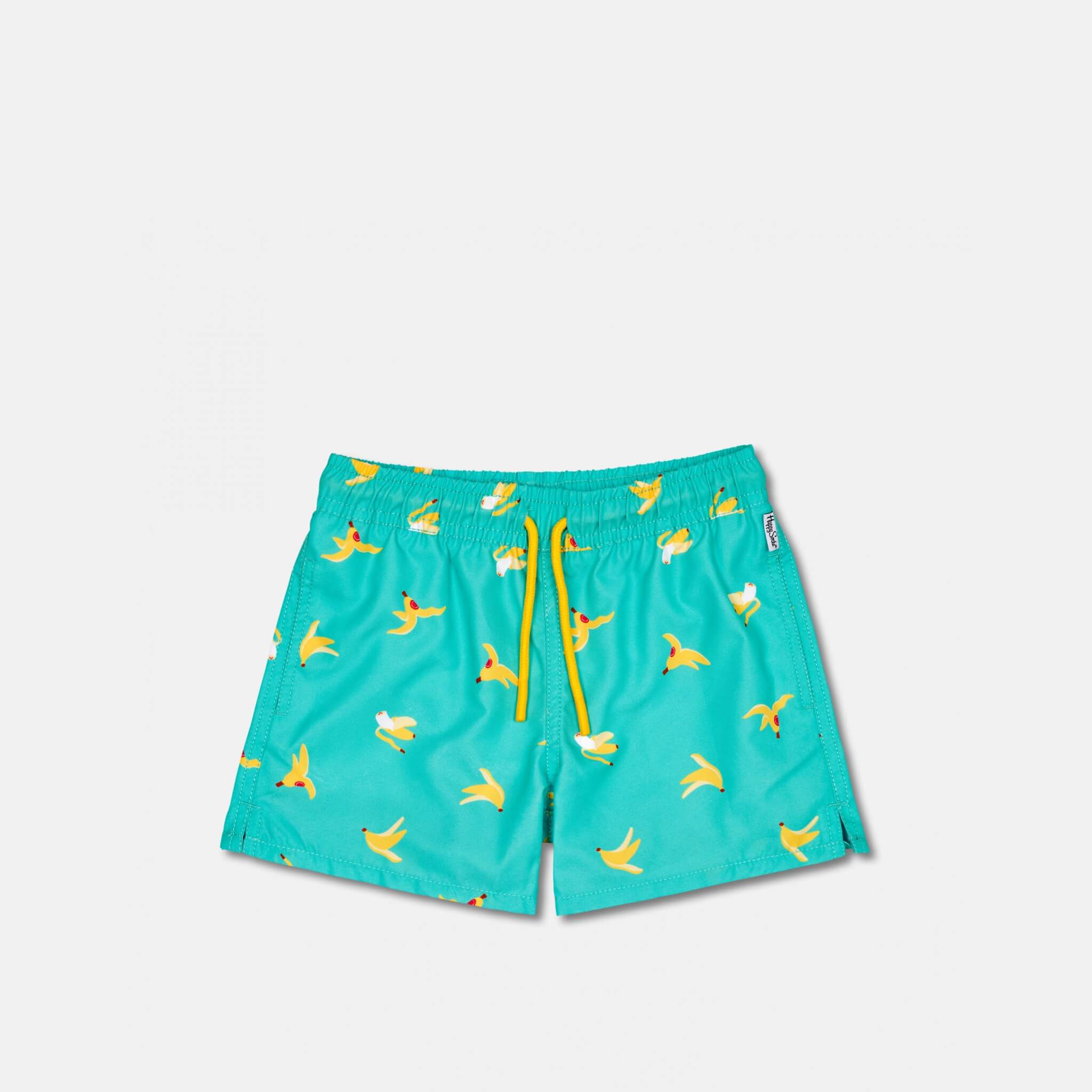 Happy Socks Kids Banana Break Turquoise Swim Shorts