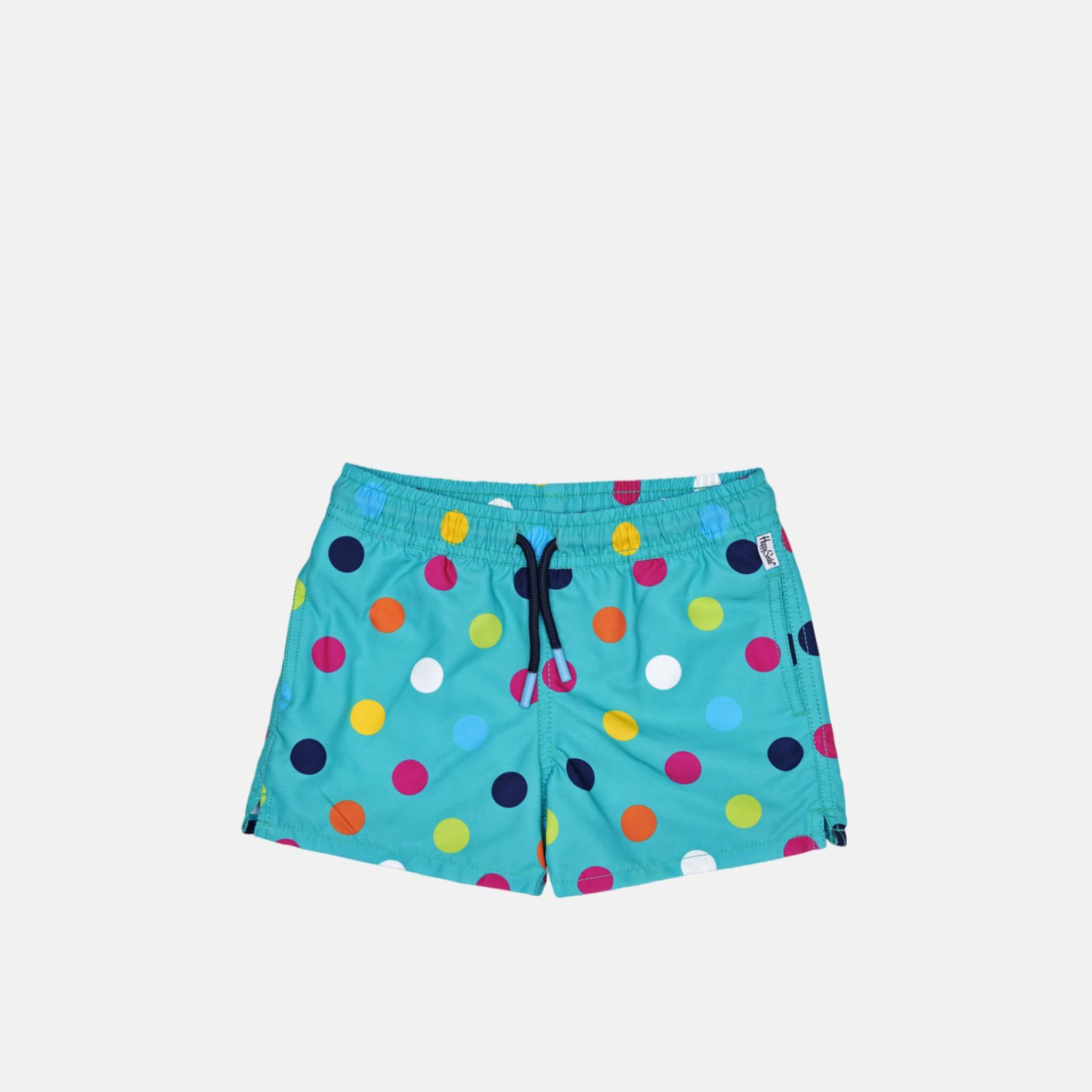 Happy Socks Kids Big Dot Turquoise Sock