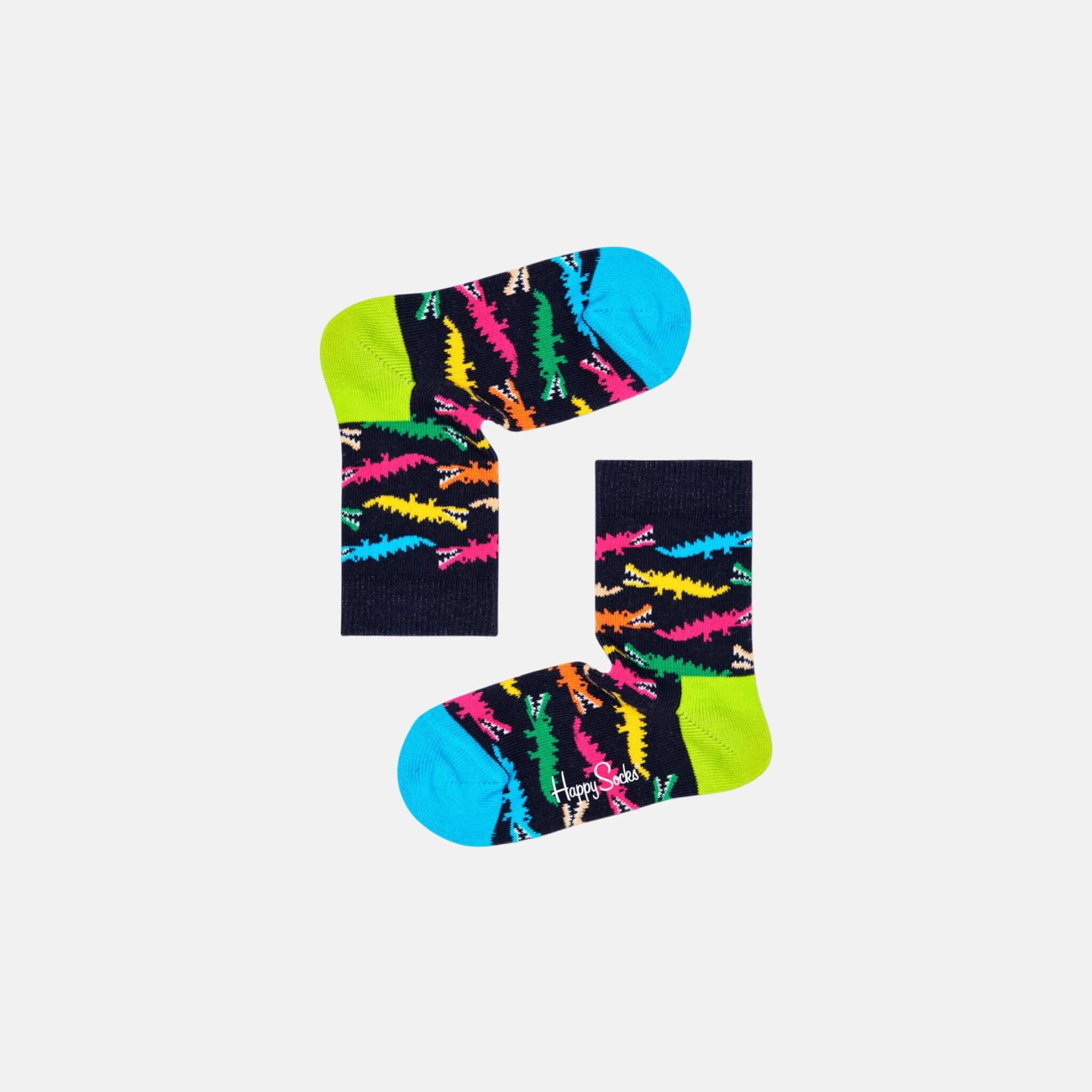 Happy Socks Kids Croco Black Sock