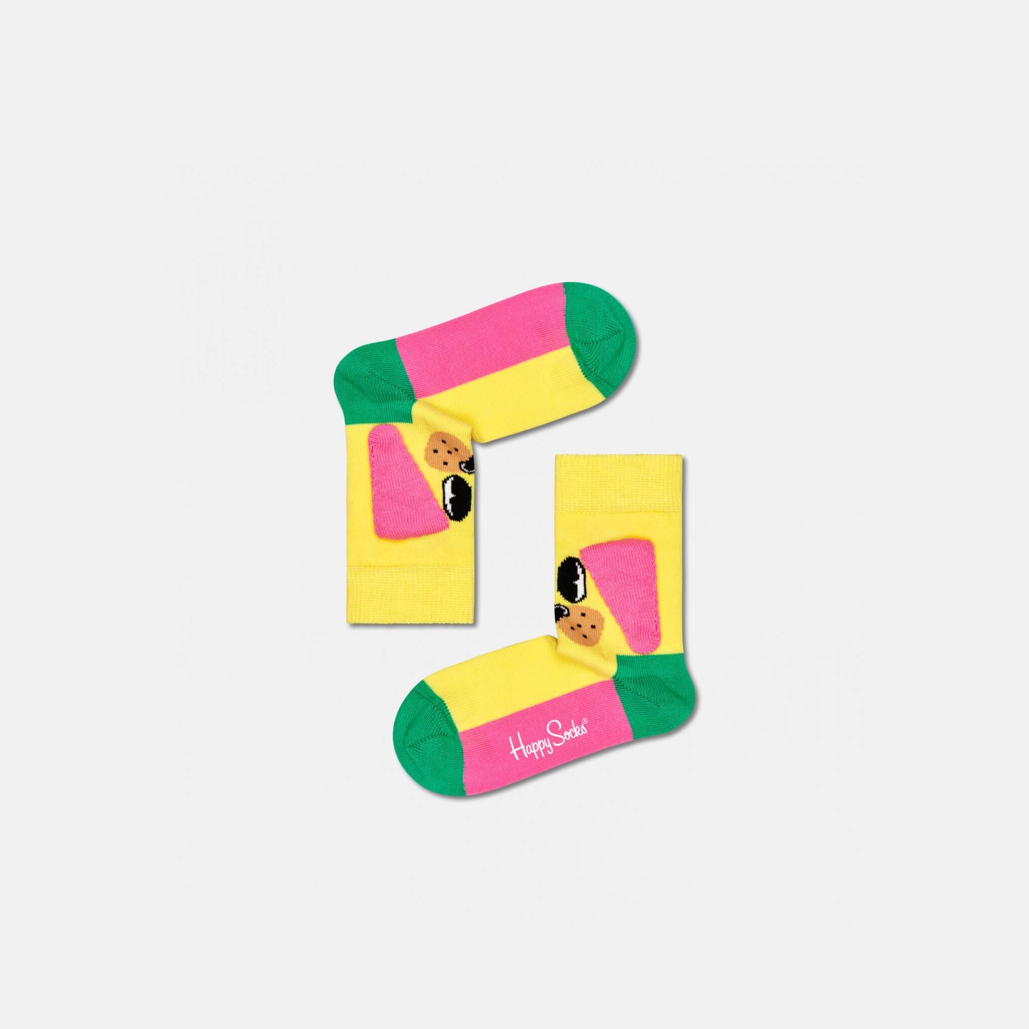 Happy Socks Kids Doggo Yellow Sock