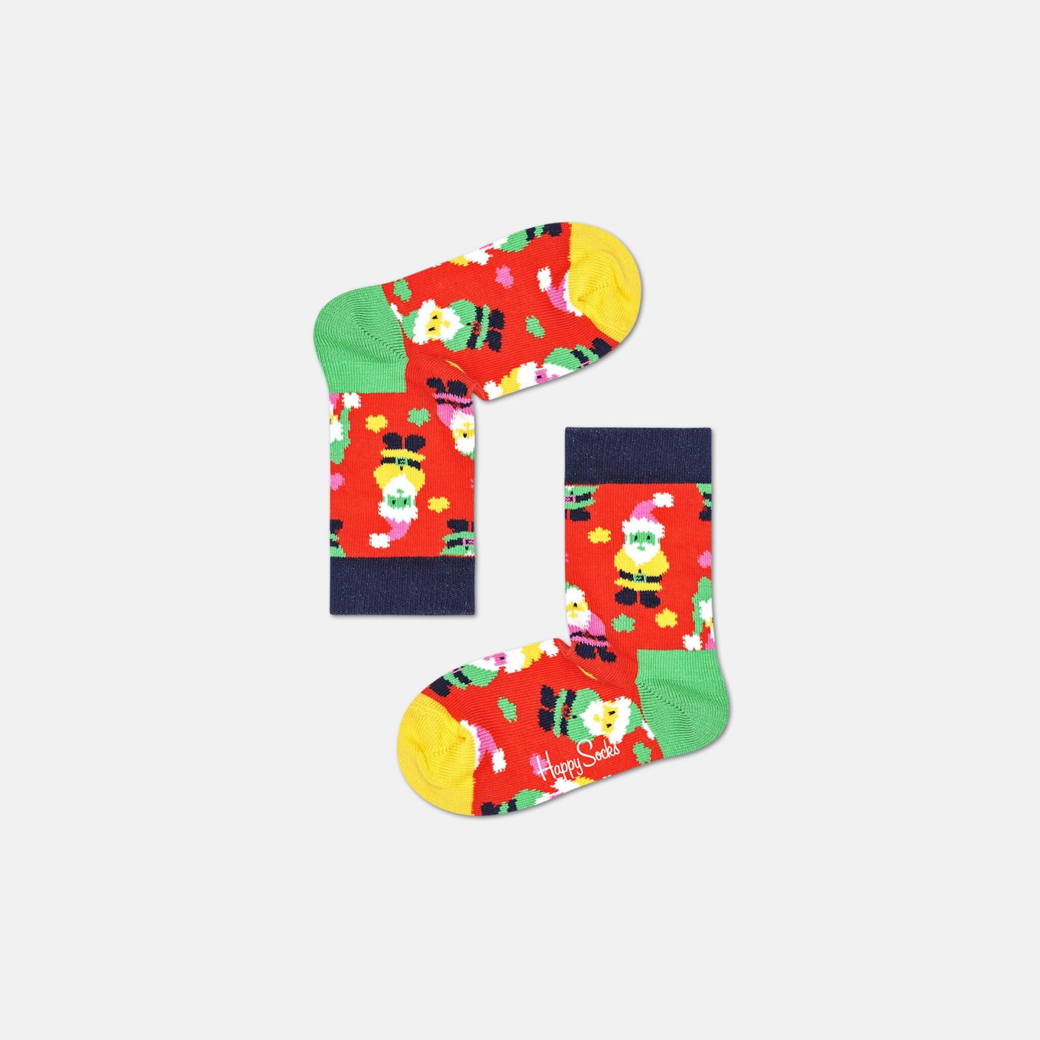 Happy Socks Kids Santa Red Sock
