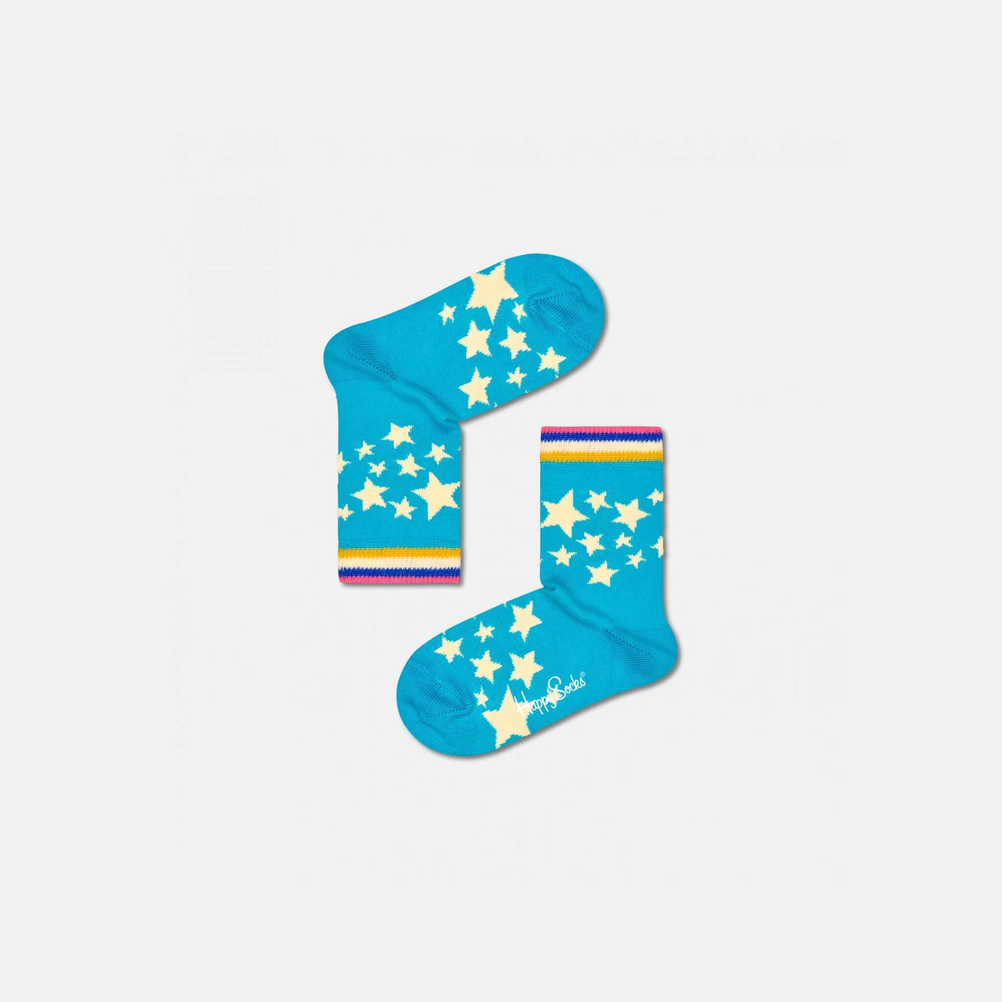 Happy Socks Kids Star Blue Sock
