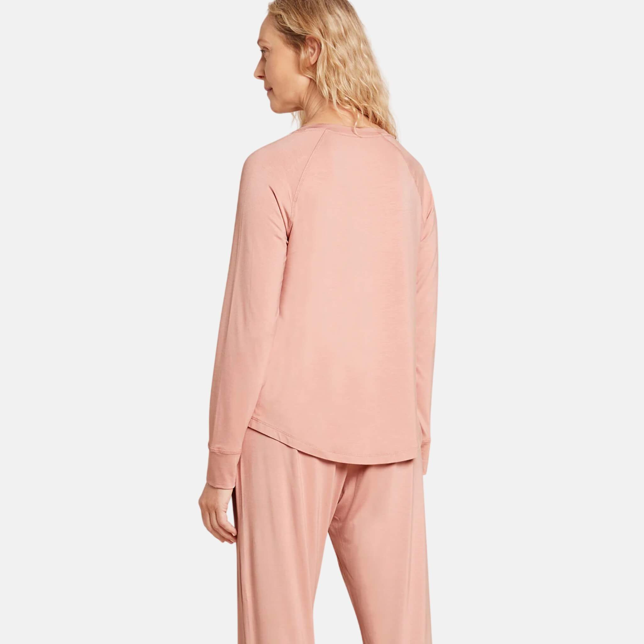 Boody Goodnight Raglan Sleep Top Dusty Pink