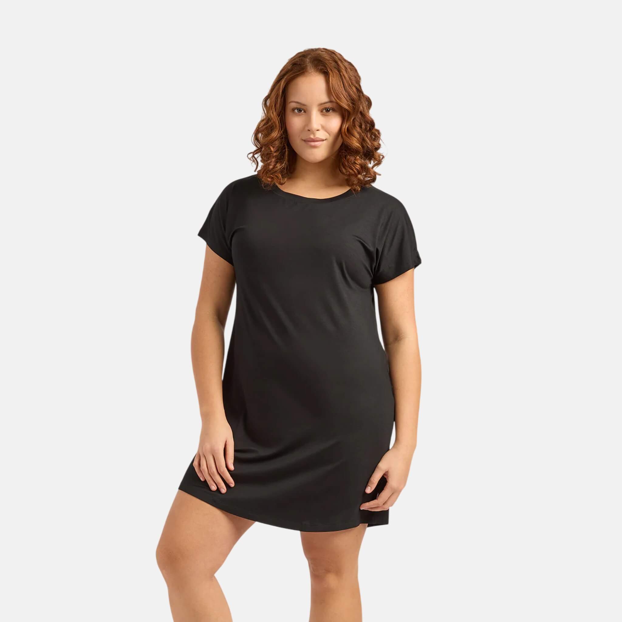 Boody Goodnight Nightdress Black