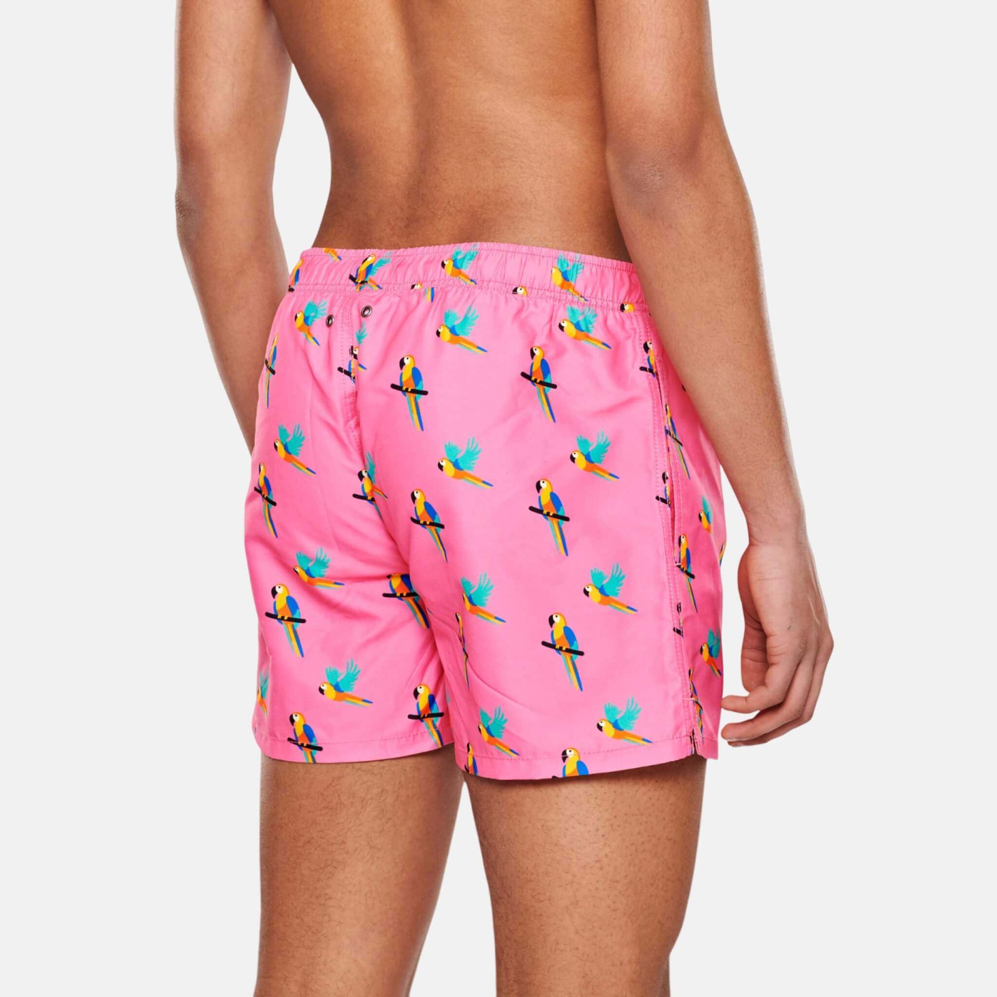Happy Socks Parrot Pink Swim Shorts