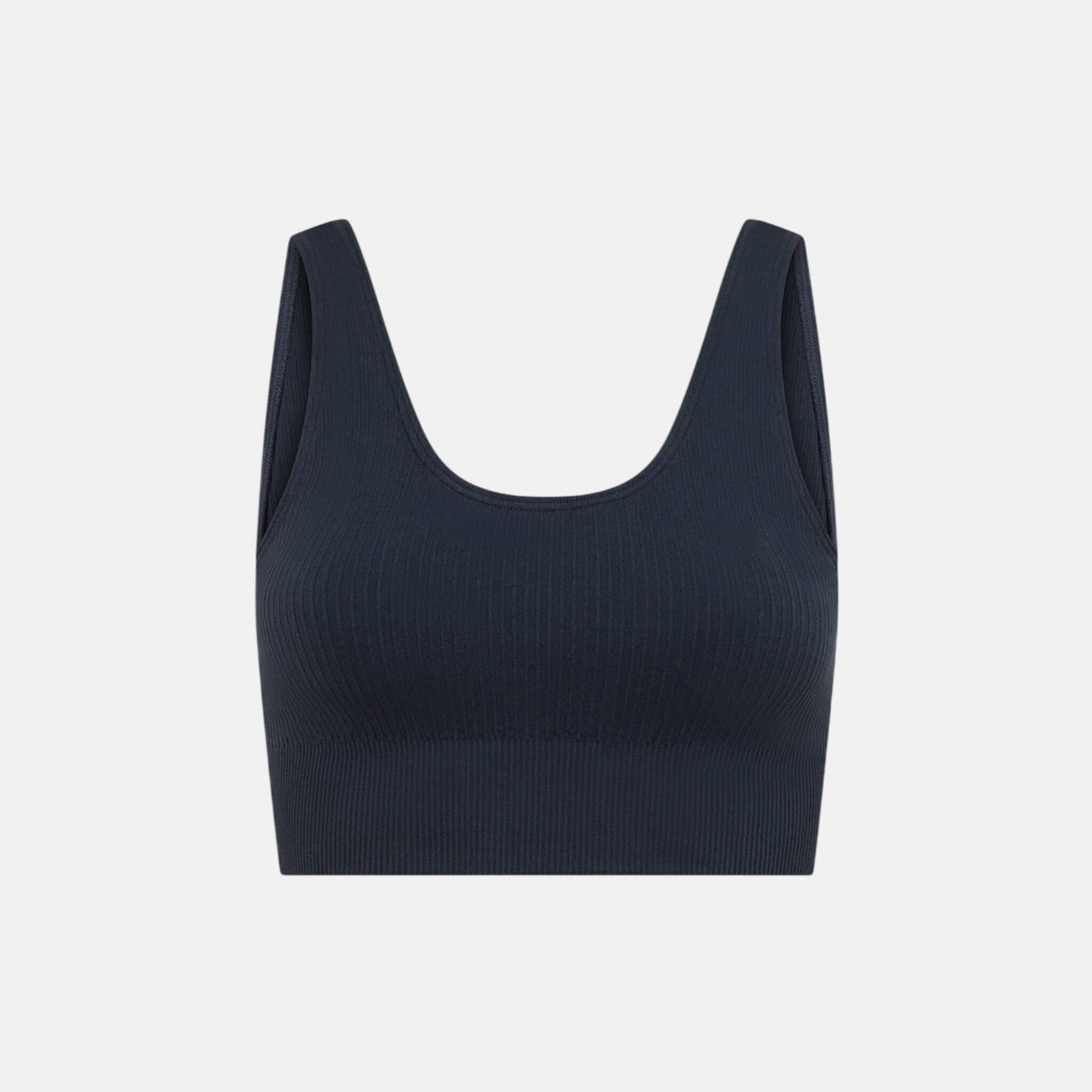 Boody Ribbed Seamless Bra Storm