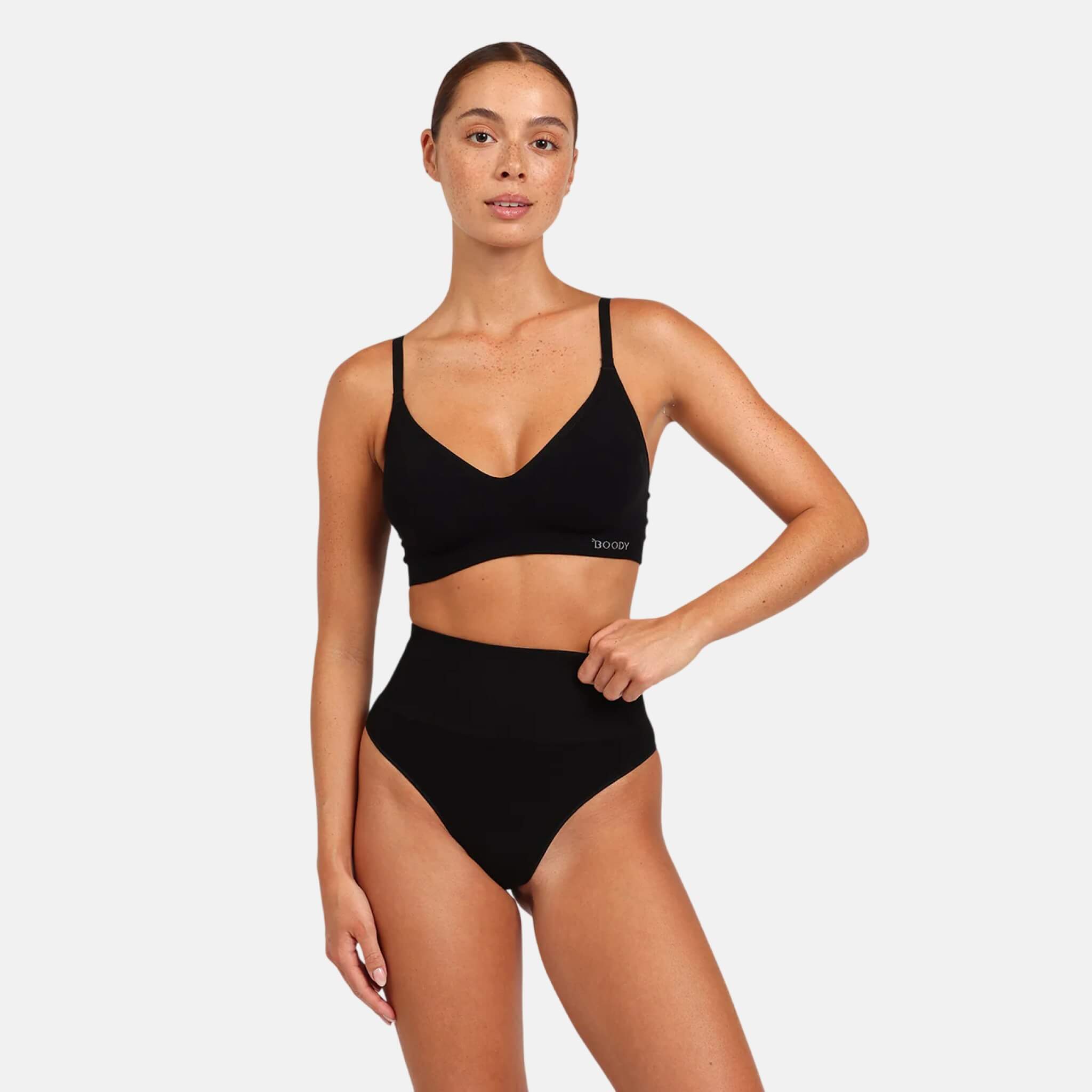 Boody Shaper High Waist G-String Black