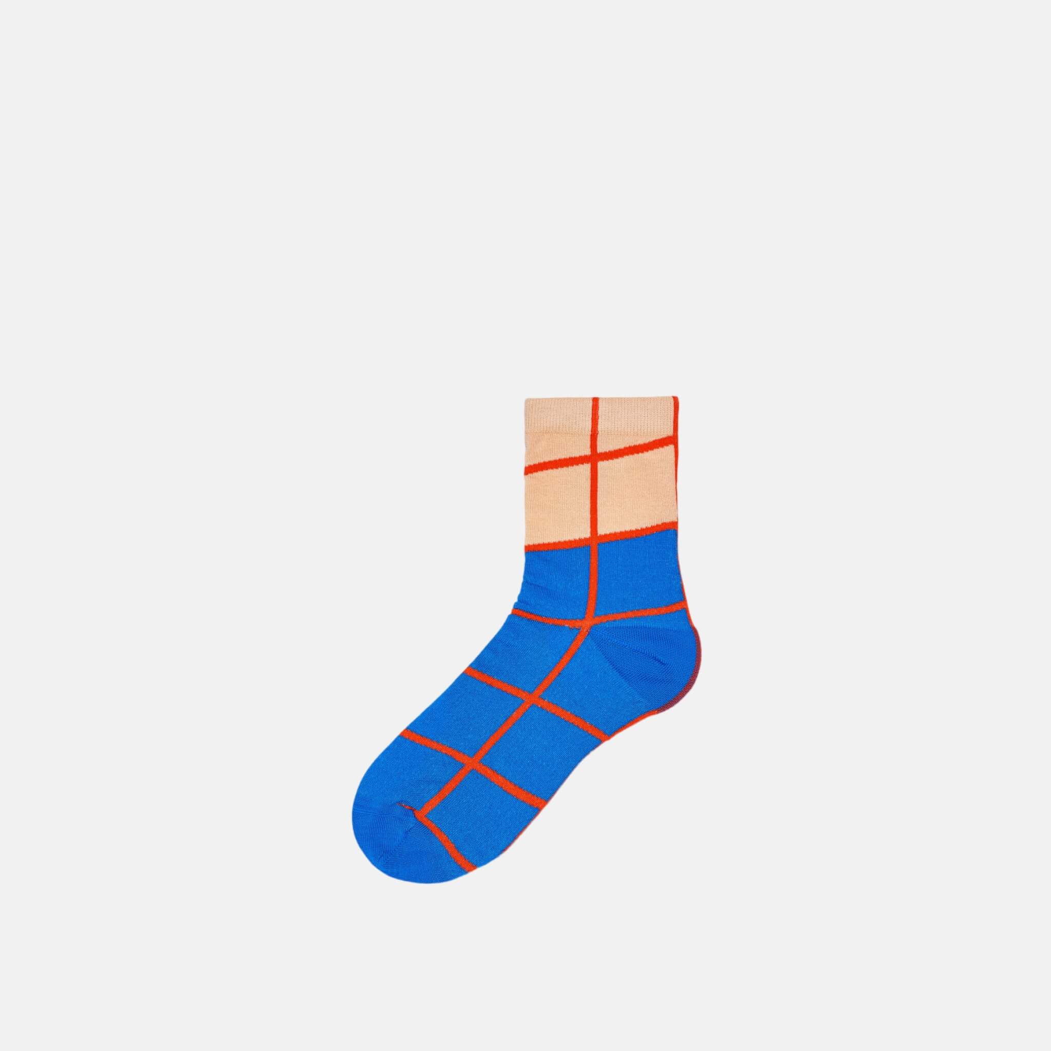 Hysteria by Happy Socks Karen Blue/Orange