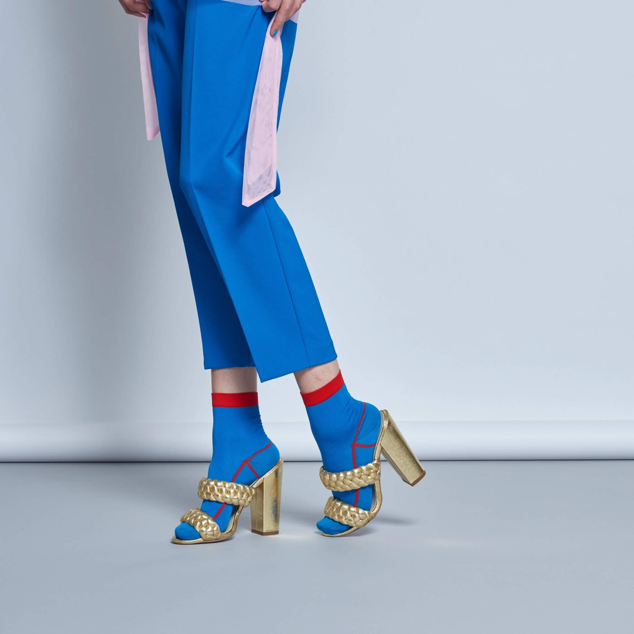 Hysteria by Happy Socks Lily Blue