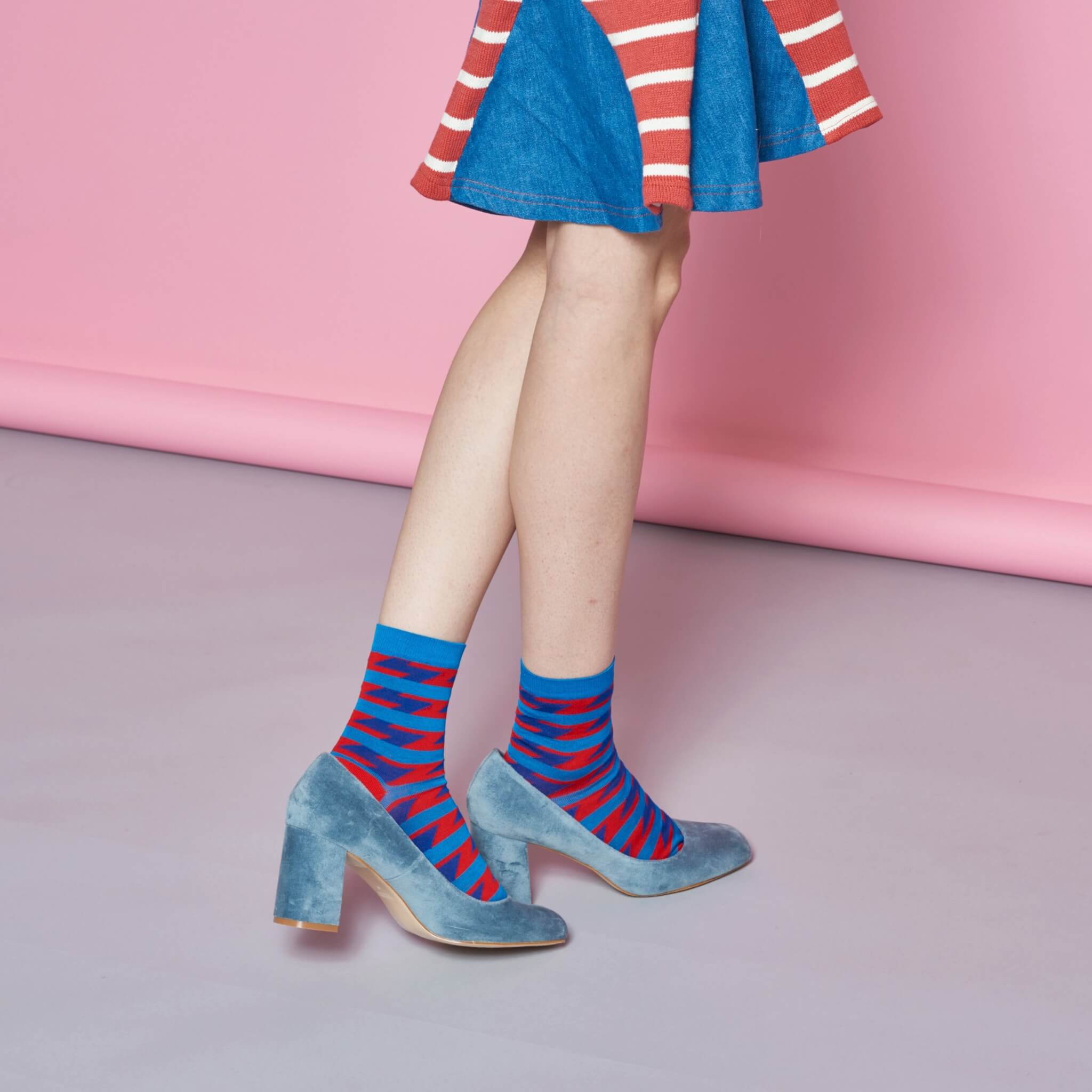 Hysteria by Happy Socks Ray Red
