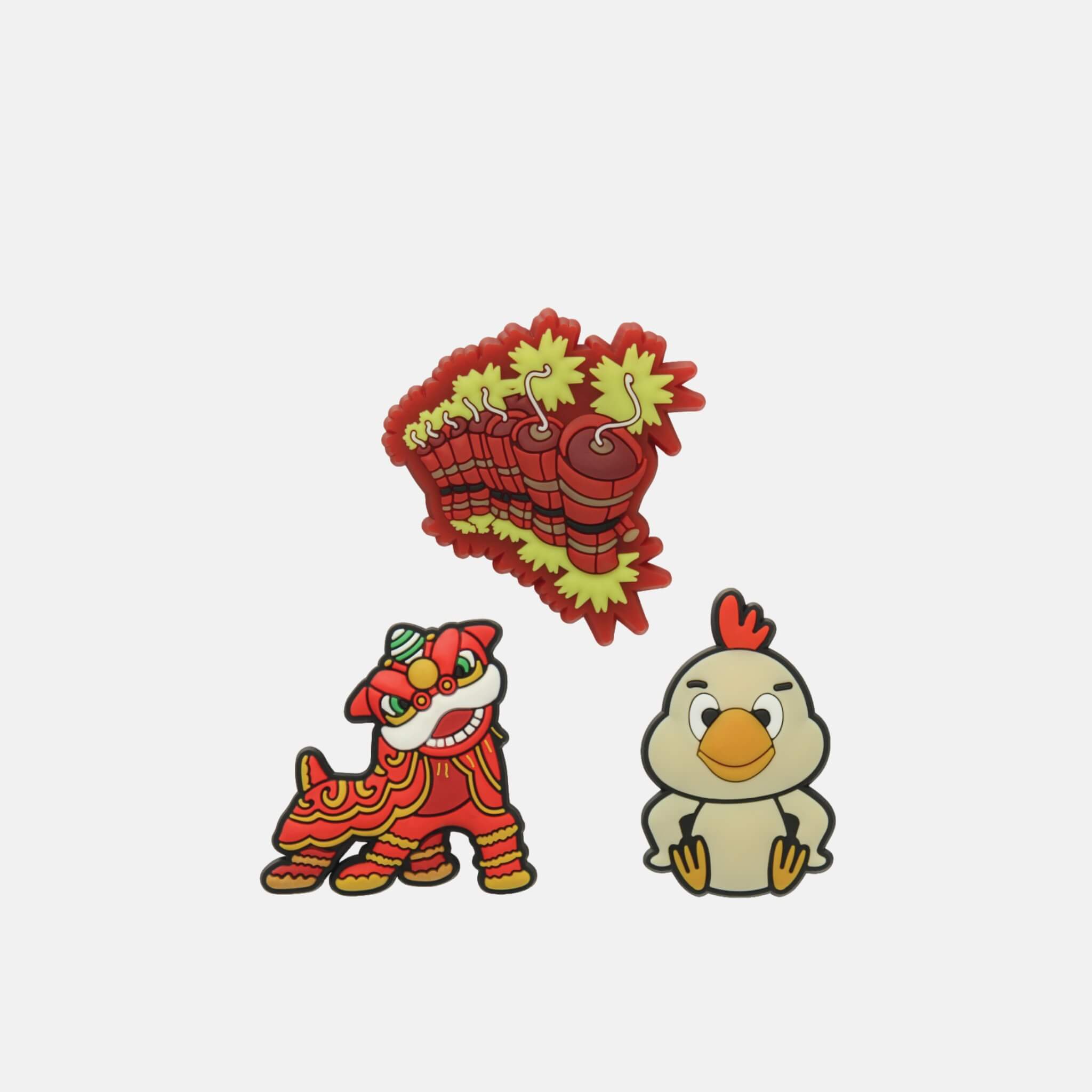 Jibbitz Charms CHinese New Year 2017 3-Pack