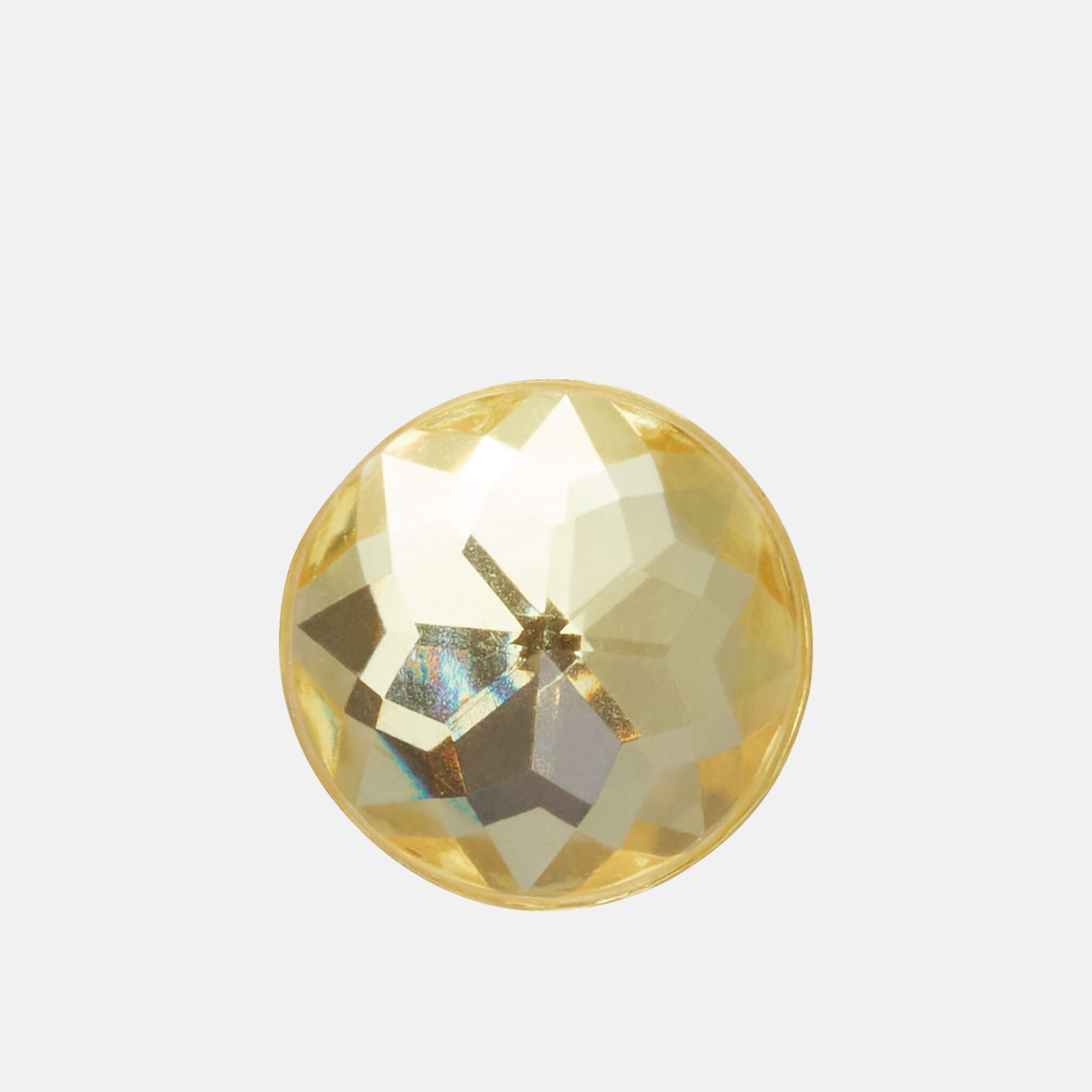 Jibbitz Charms Sparkly Yellow Circle