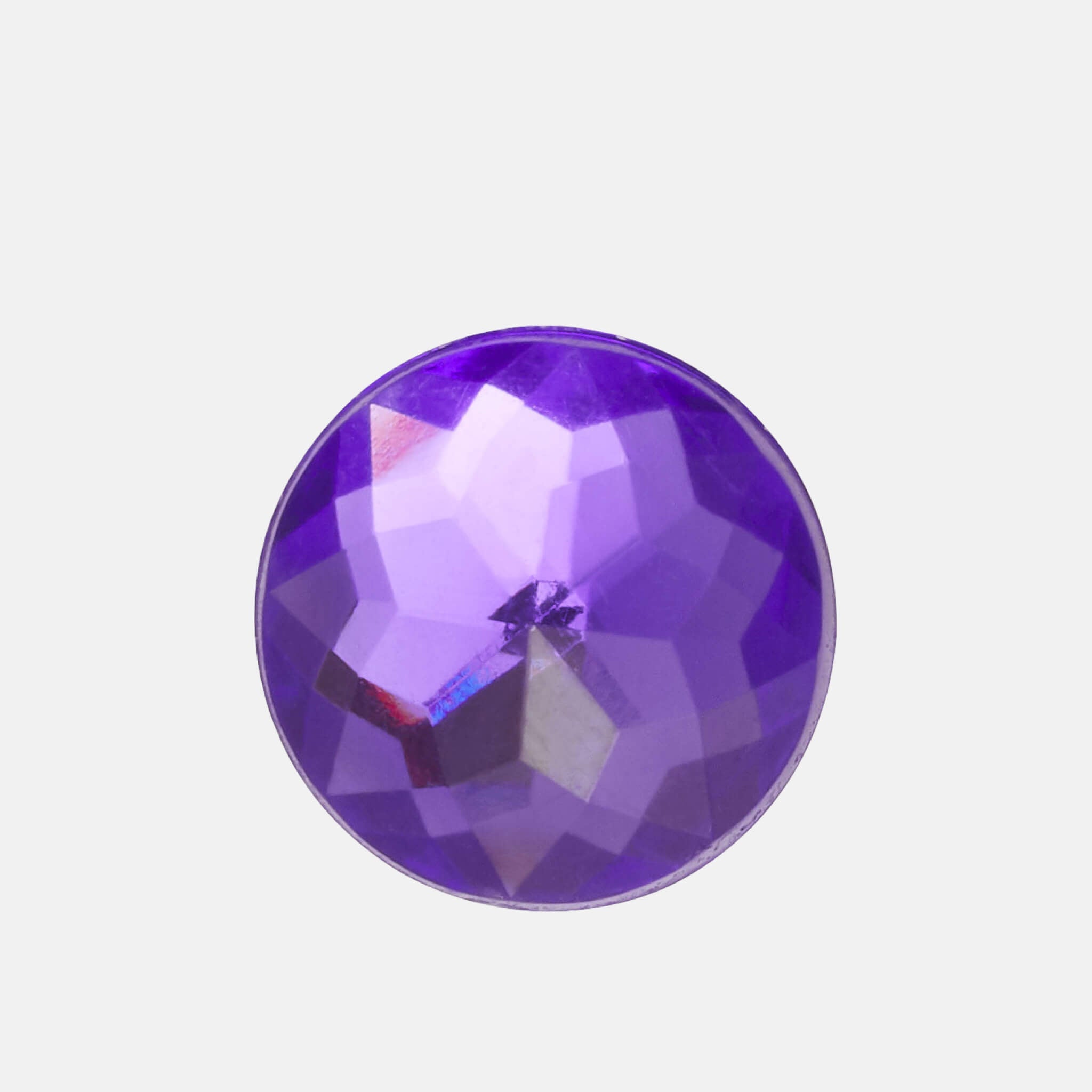 Jibbitz Charms Sparkly Purple Circle