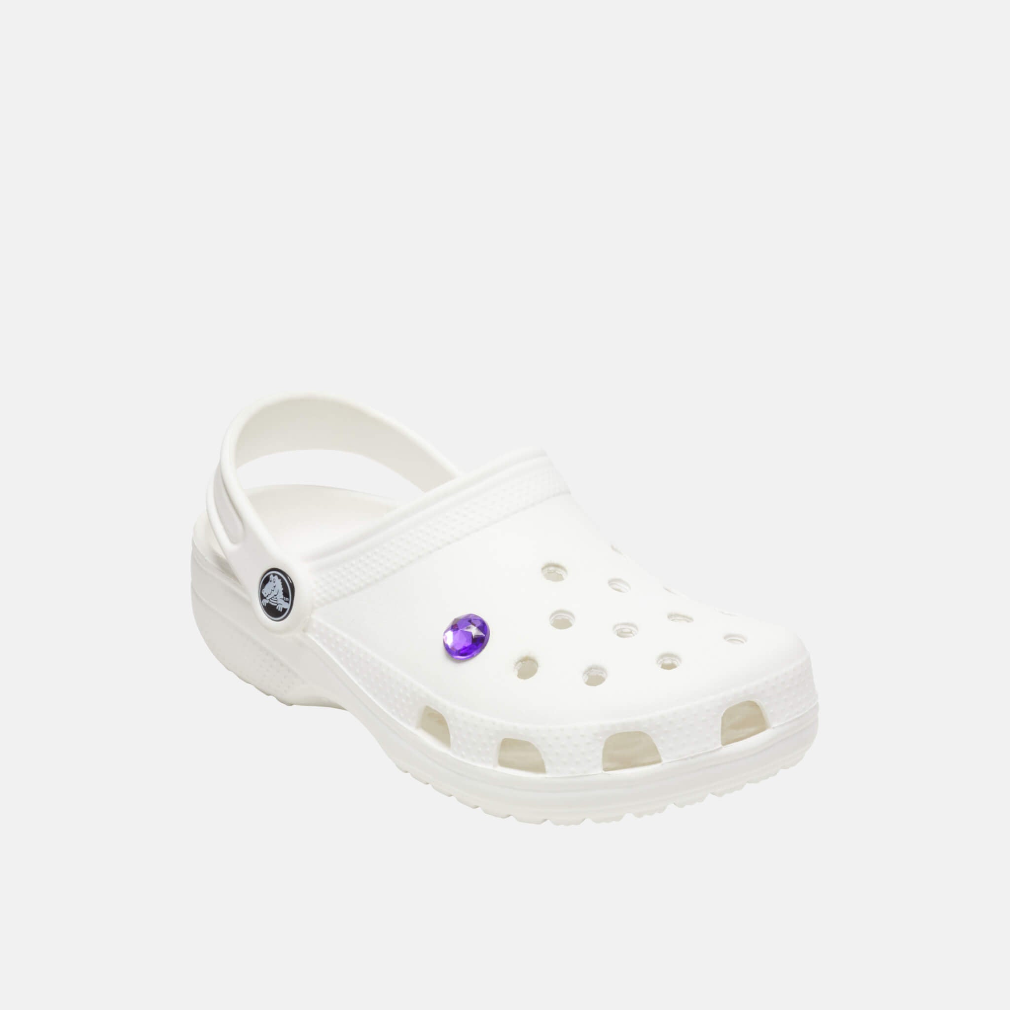 Jibbitz Charms Sparkly Purple Circle