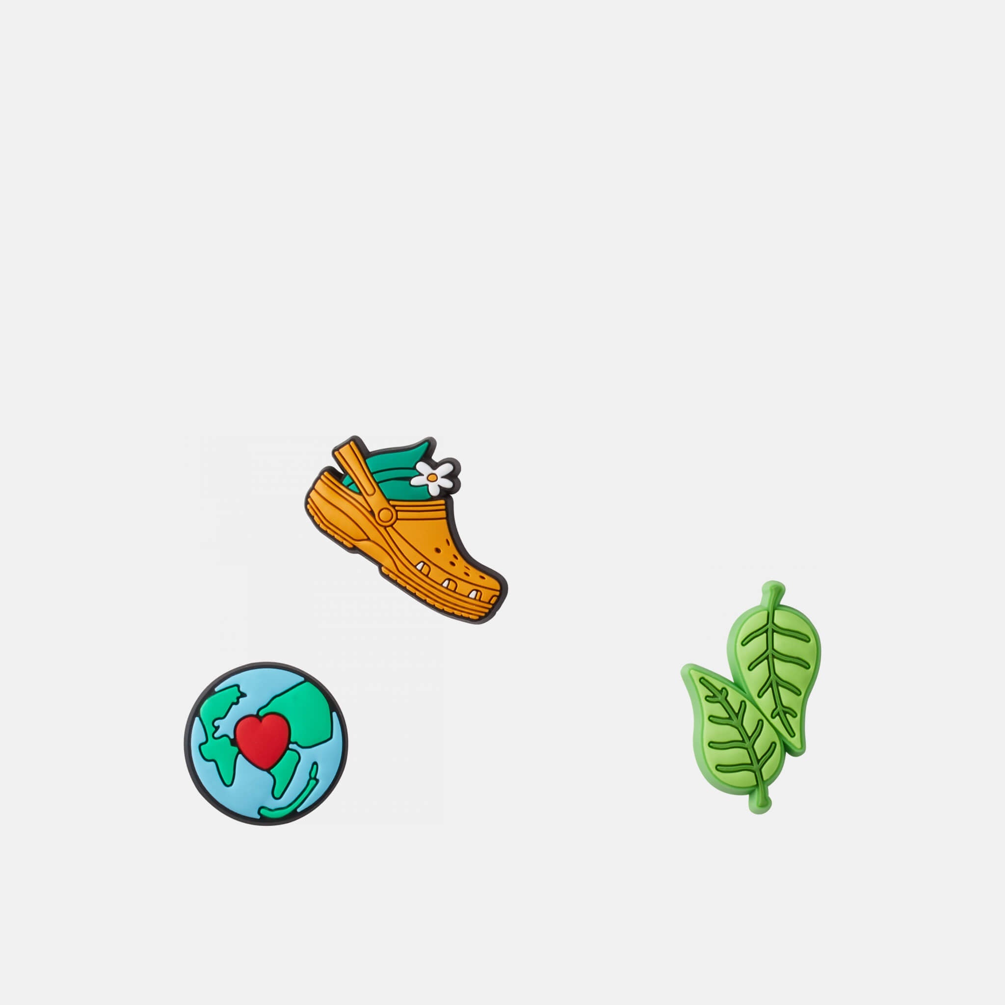 Jibbitz Charms Happiest Nature 3-Pack