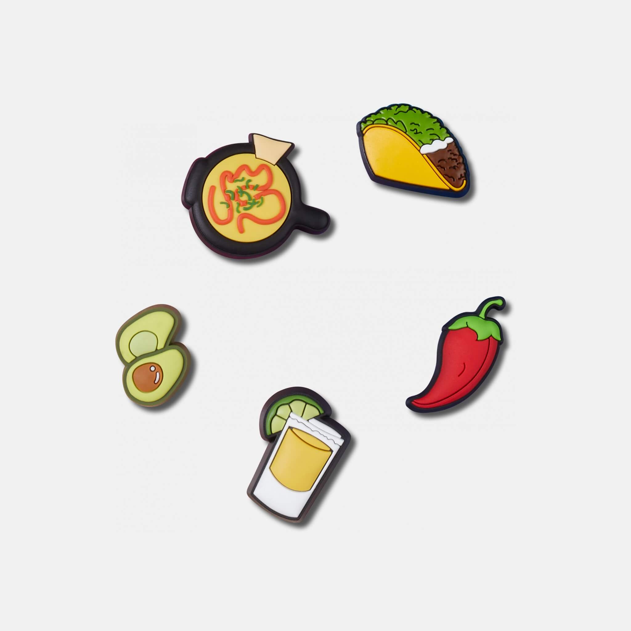 Jibbitz Charms Mexican Food 5-Pack