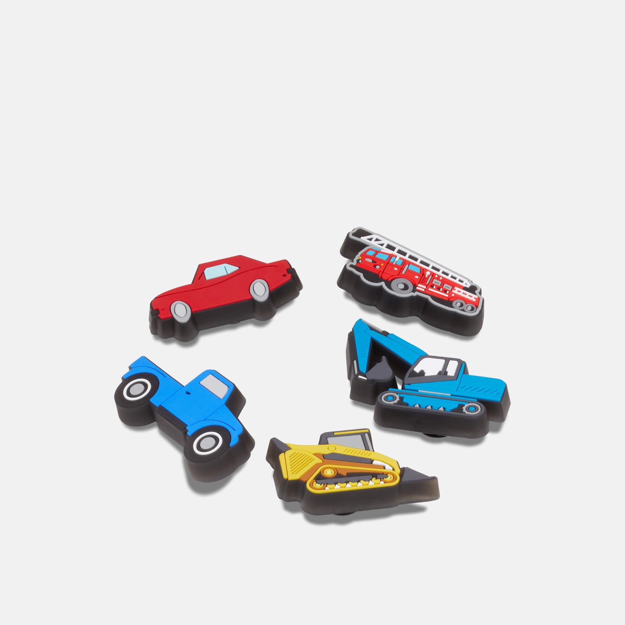 Jibbitz Charms Lights Up Cars Trucks 5-Pack