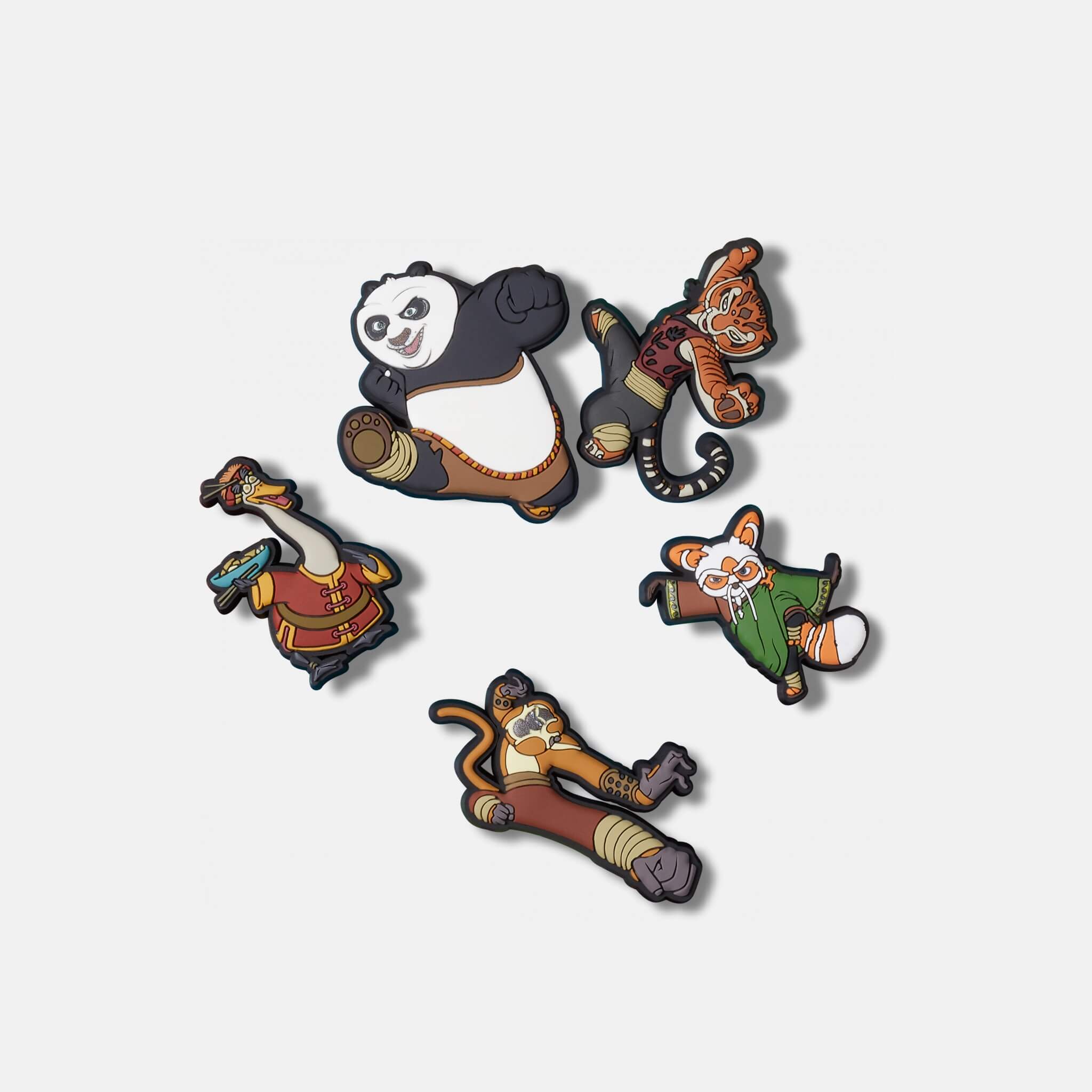 Jibbitz Charms Kung Fu Panda 5-Pack