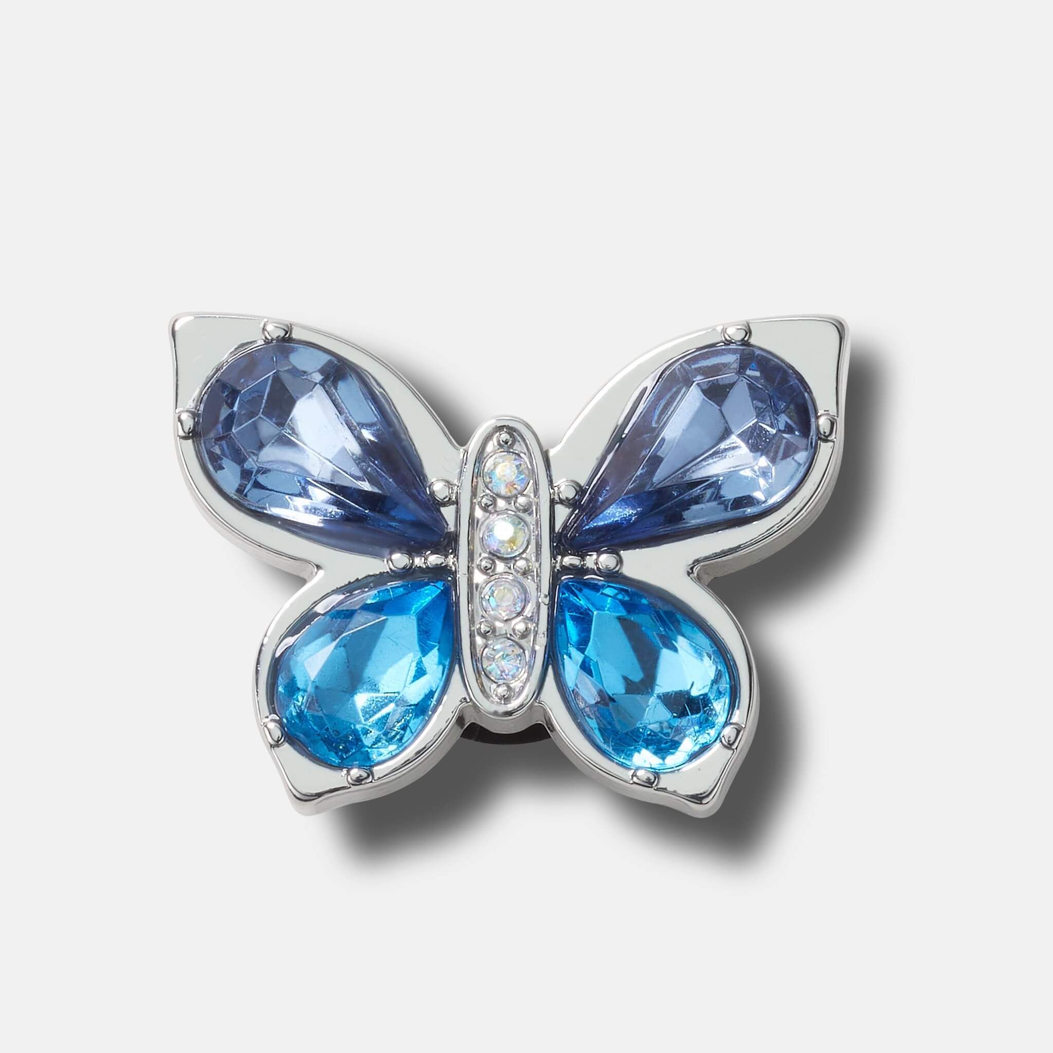 Jibbitz Charms Blue Gem Butterfly
