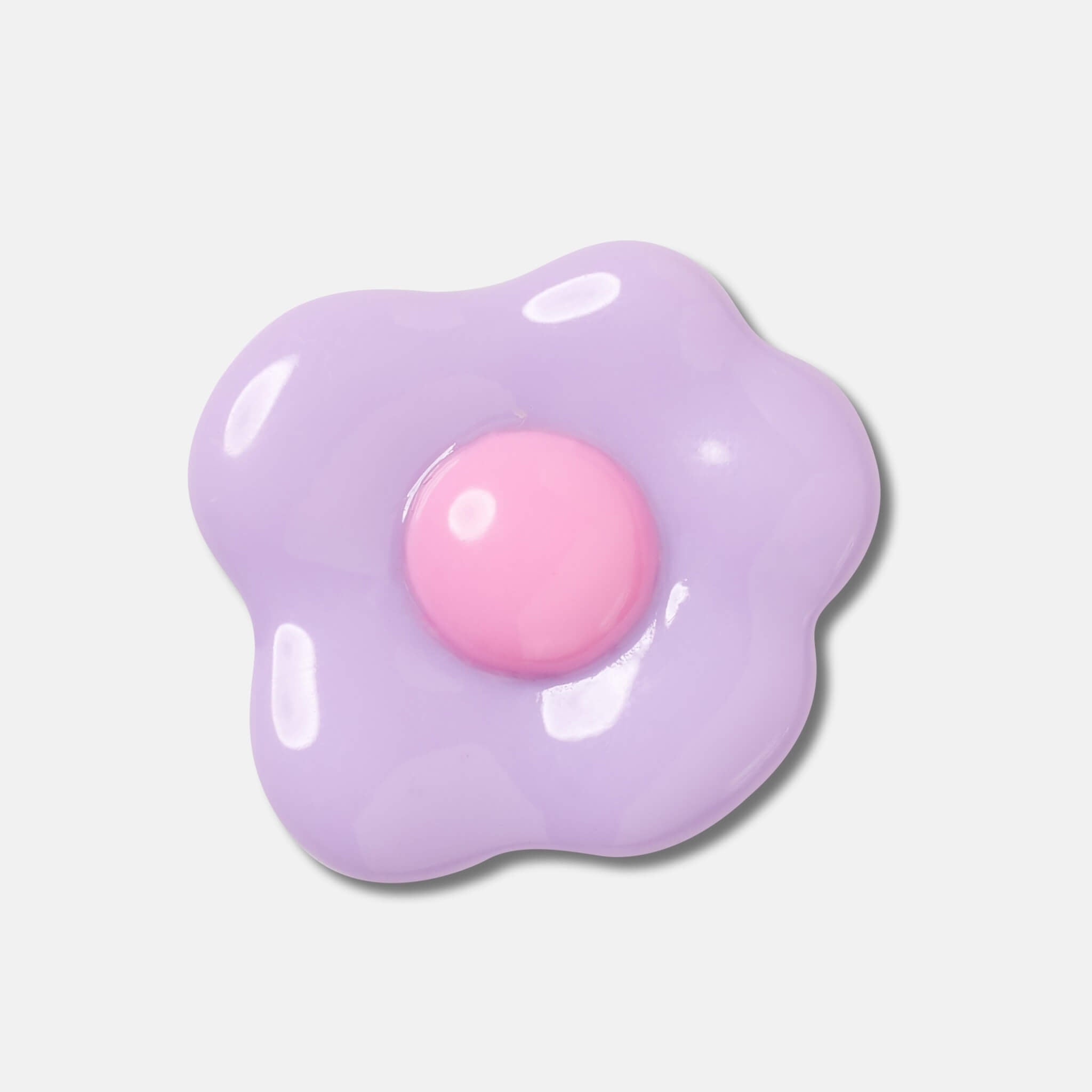 Jibbitz Charms Dainty Acrylic Purple Daisy