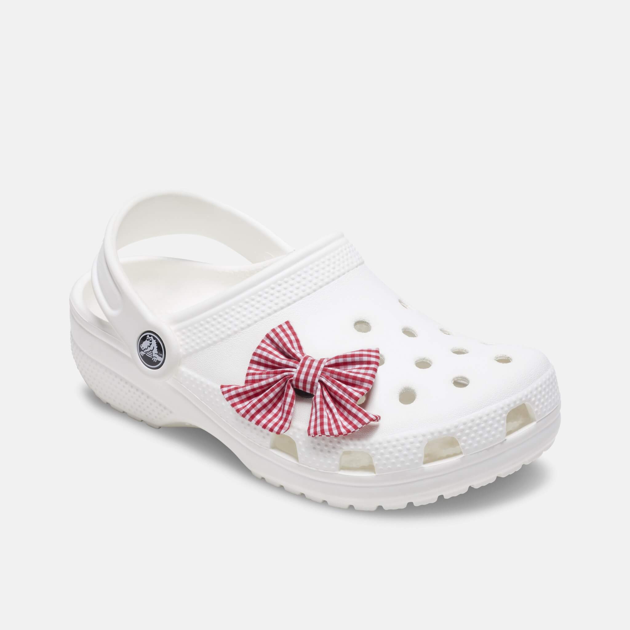 Jibbitz Charms Cherry Gingham Bow