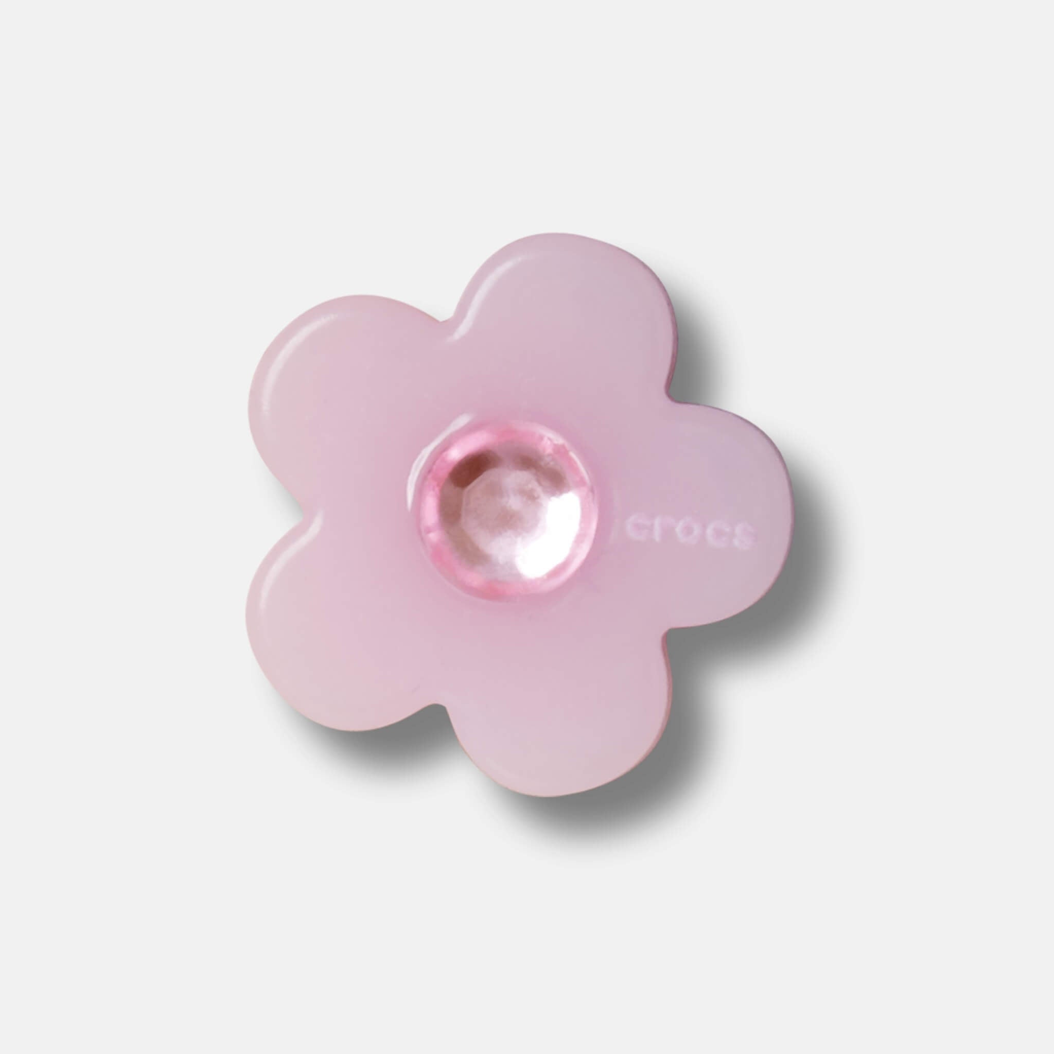 Jibbitz Charms Pink Flower with Gem