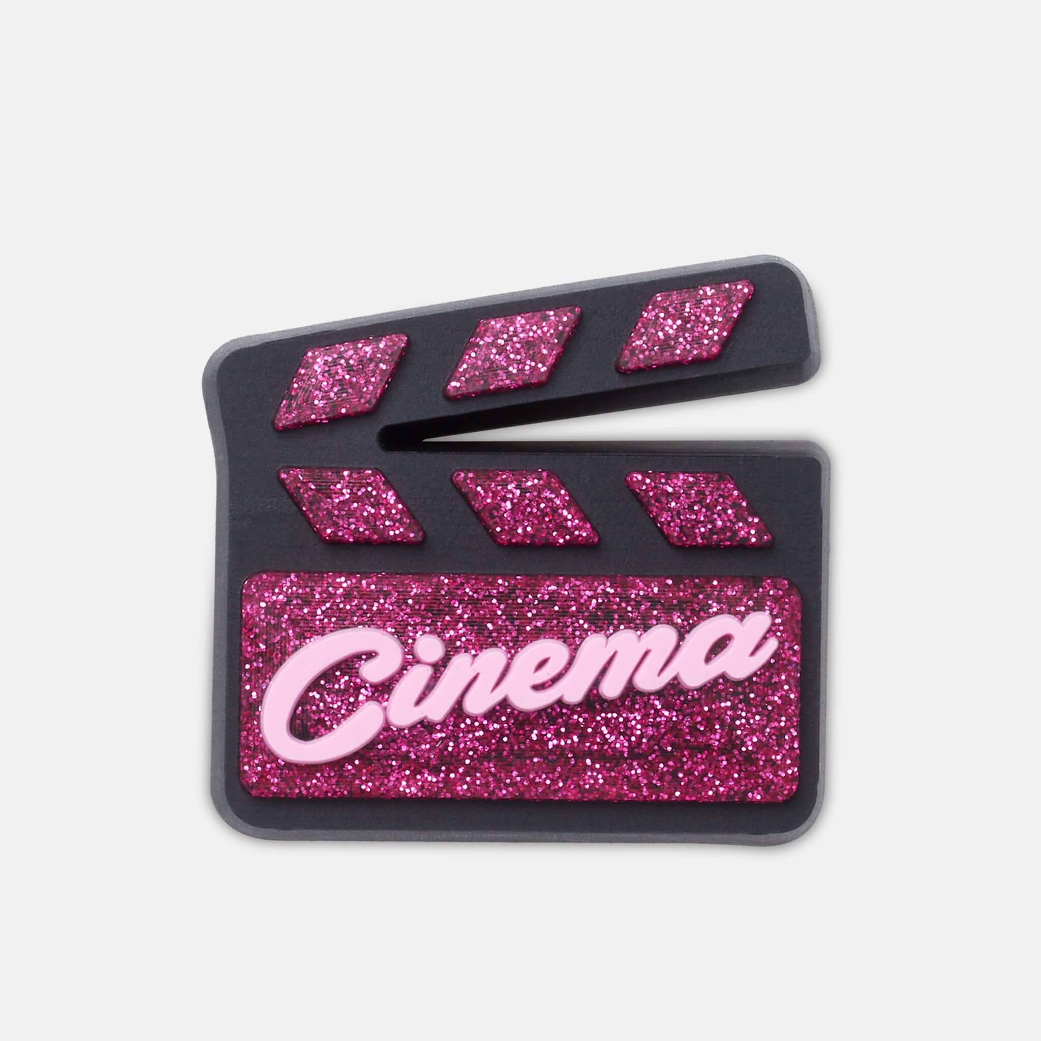 Jibbitz Charms Pink Clapperboard