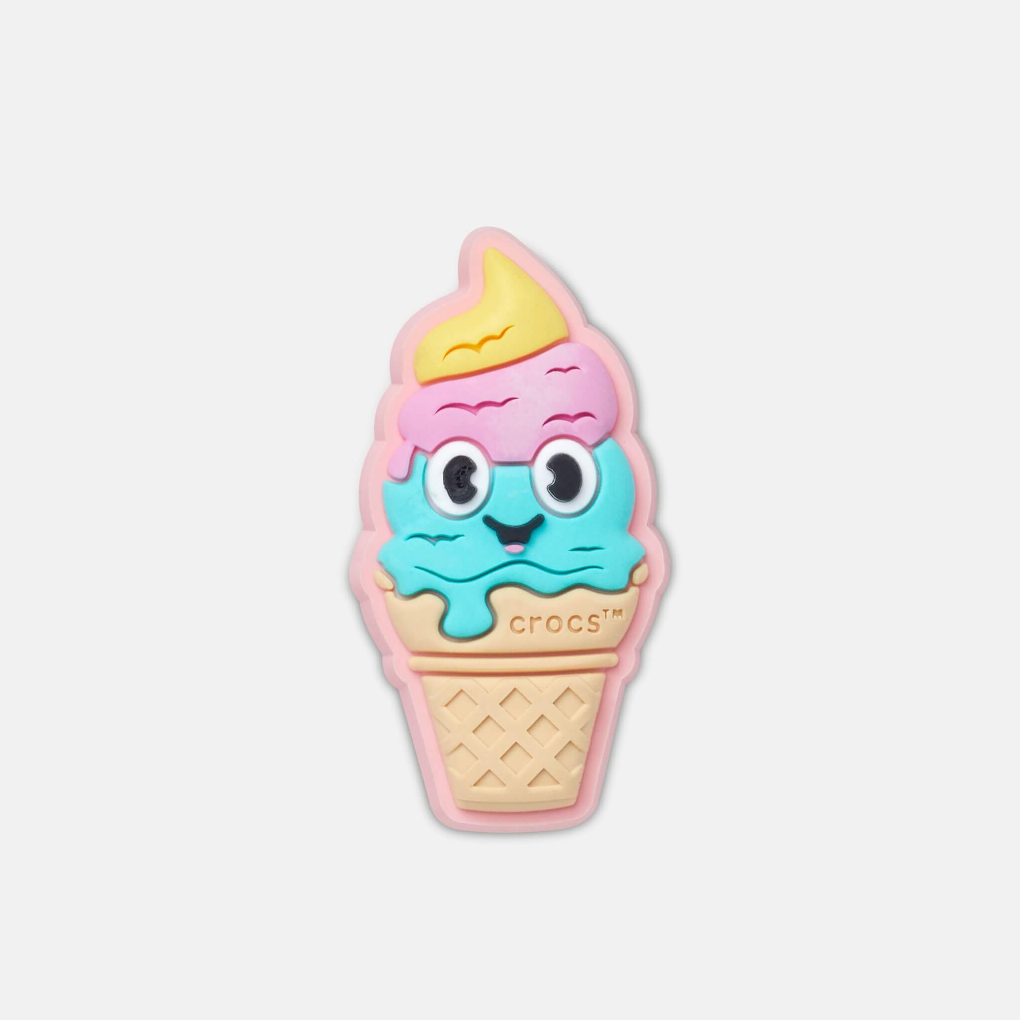 Jibbitz Charms Ice Cream Cone with Smile