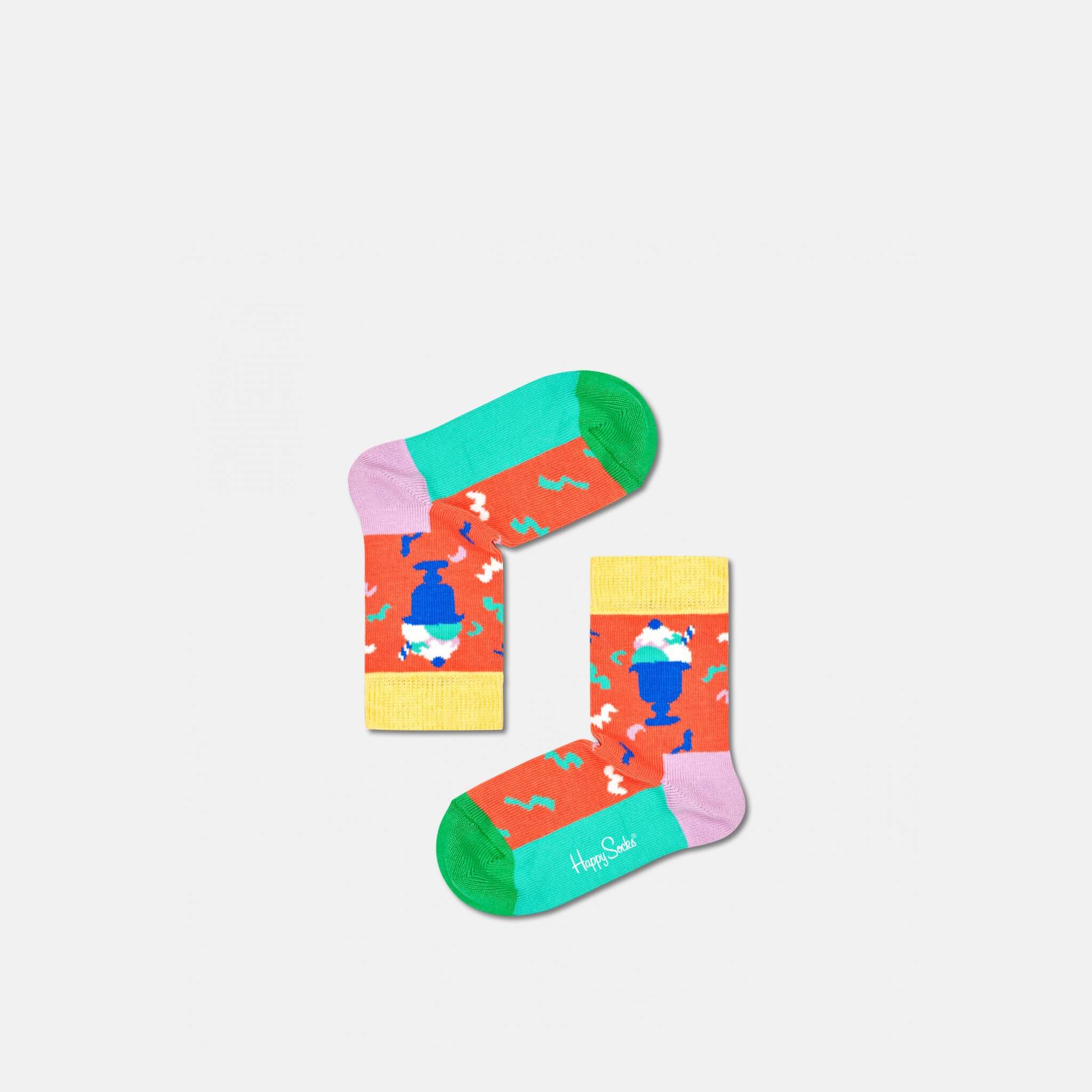 Happy Socks Kids Ice Cream Socks 2-Pack Gift Set