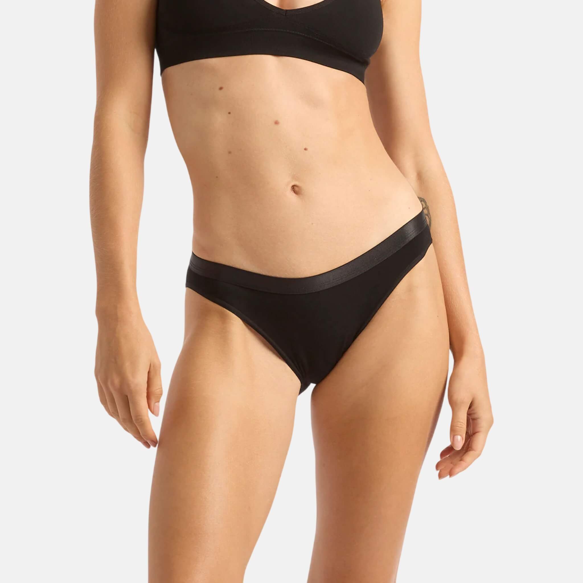 Boody Lyolyte Hipster Bikini Black