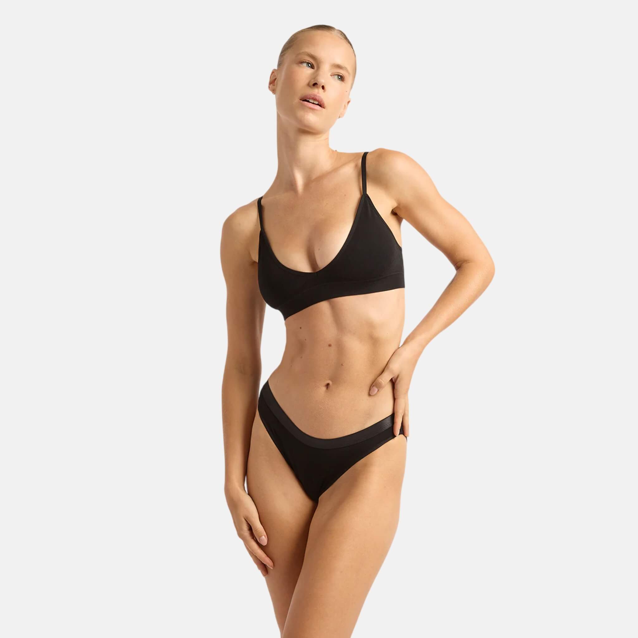 Boody Lyolyte Hipster Bikini Black