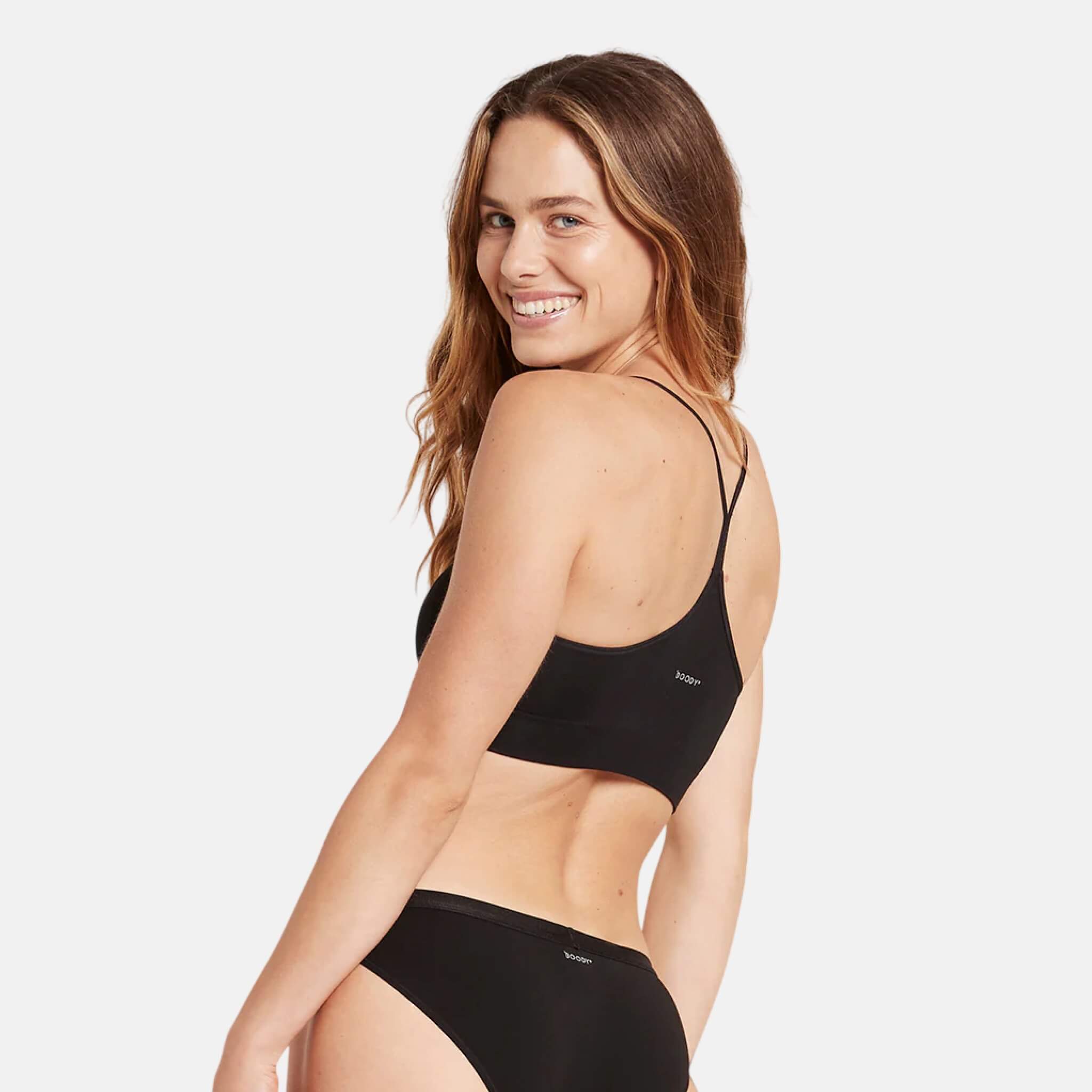 Boody Lyolyte Racerback Bra Black