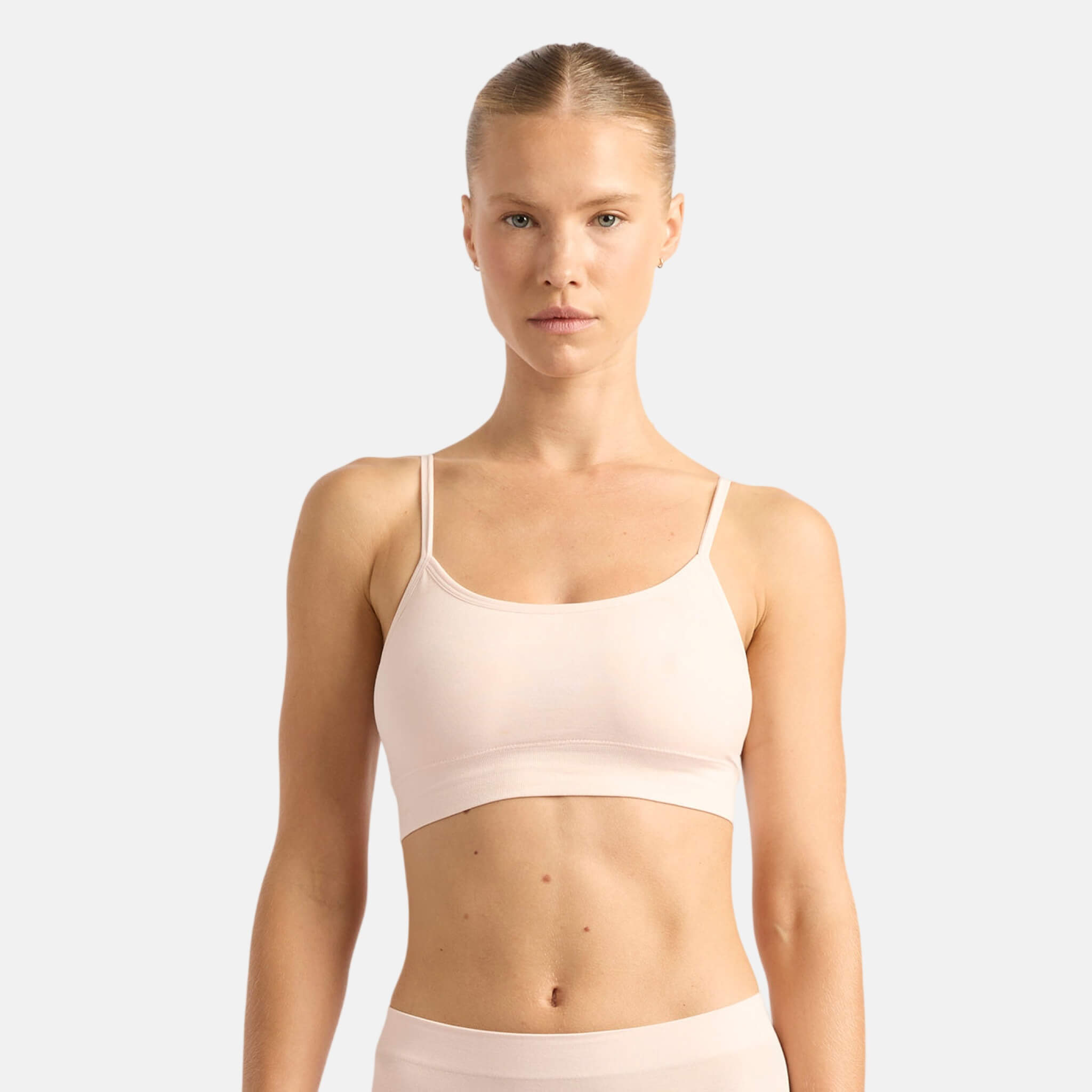 Boody Lyolyte Racerback Bra Powder Pink