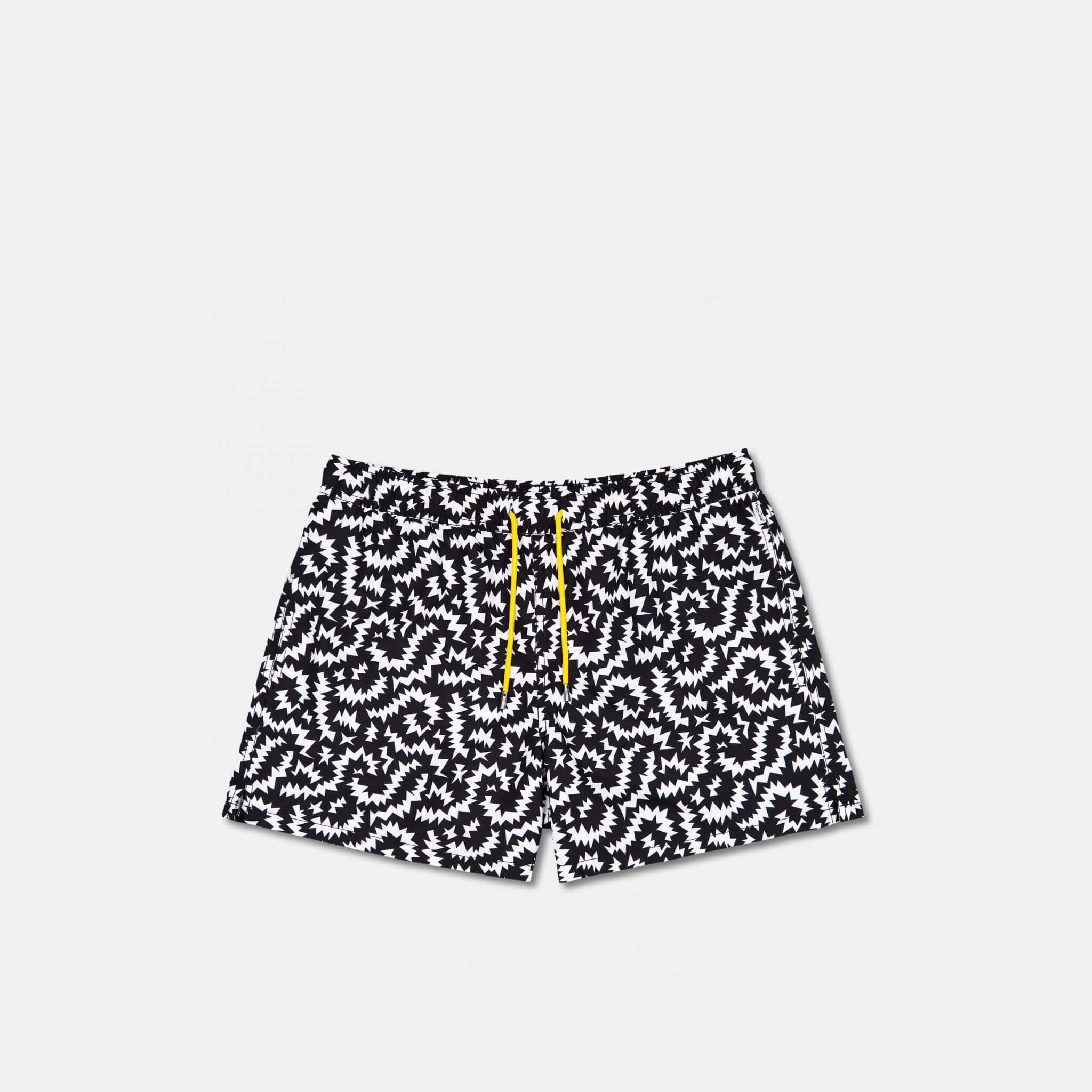 Happy Socks Zig Zag Black Swim Shorts